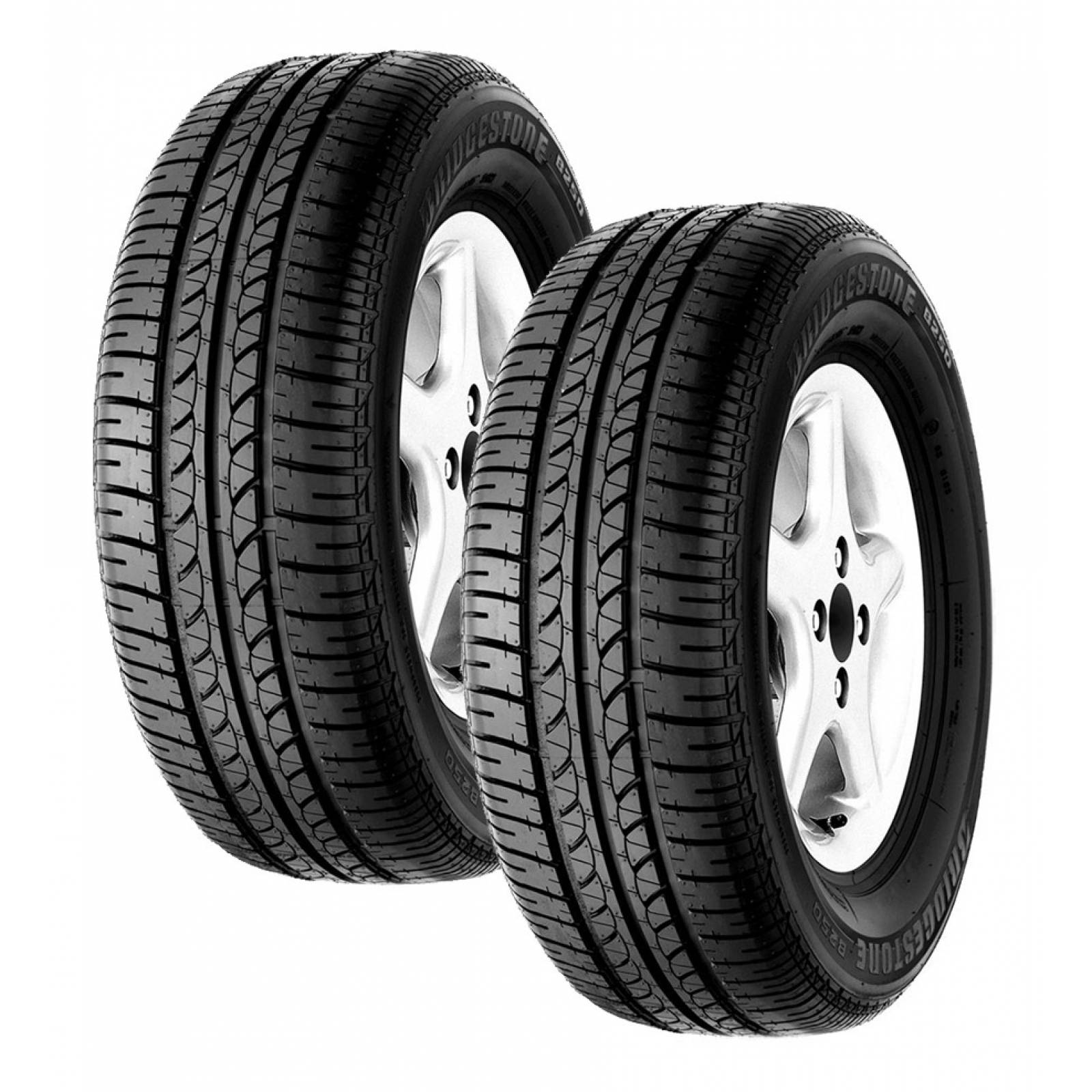 PAQUETE DE 2 LLANTAS 185/65r15 Bridgestone B250 Ecopia 86h