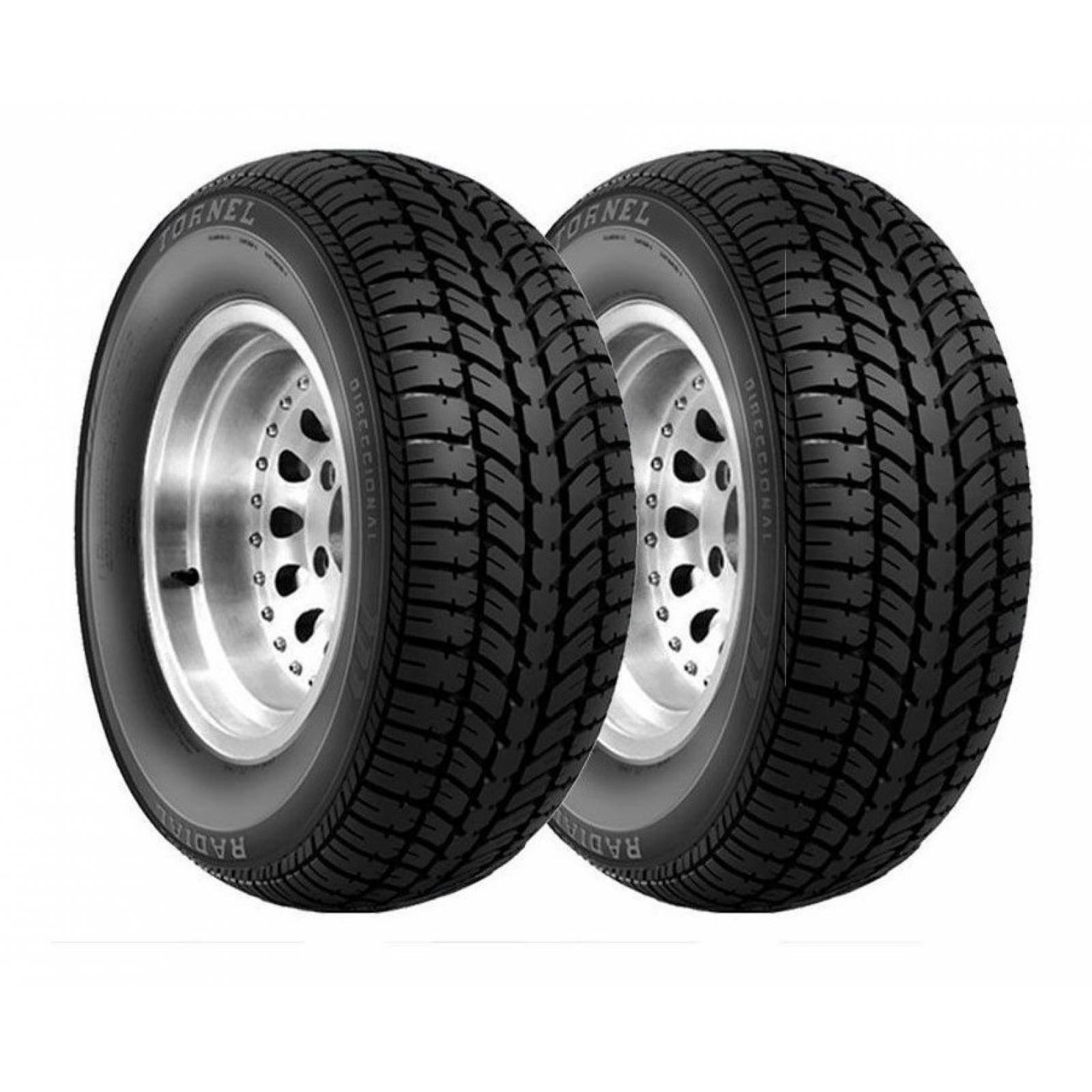 PAQUETE DE 2 LLANTAS 205/60r13 Tornel Direccionalr/a 86s