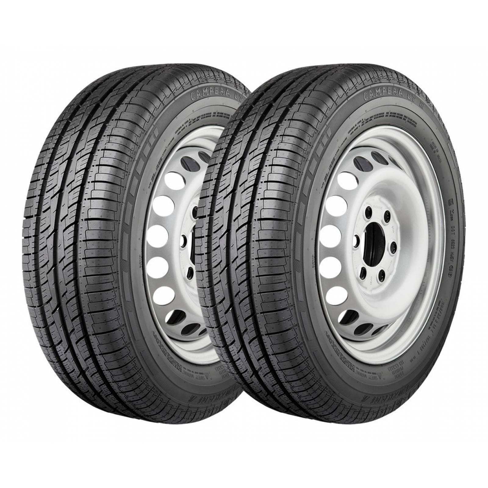 PAQUETE DE 2 LLANTAS 185-r14 Euzkadi Campera Lt 2 102/100q