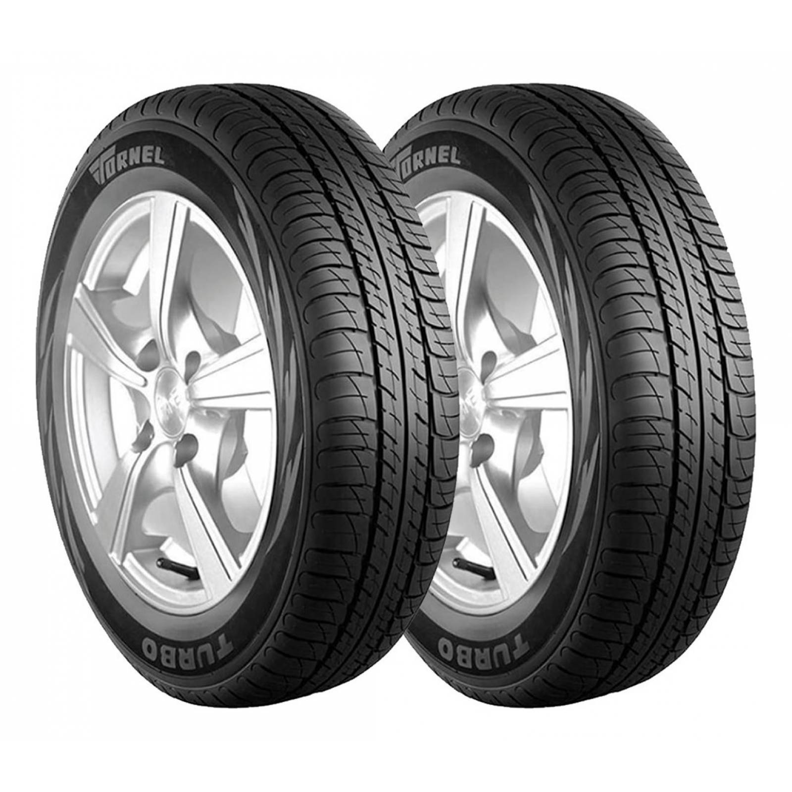 PAQUETE DE 2 LLANTAS 185/60r14 Tornel Turbo 82t