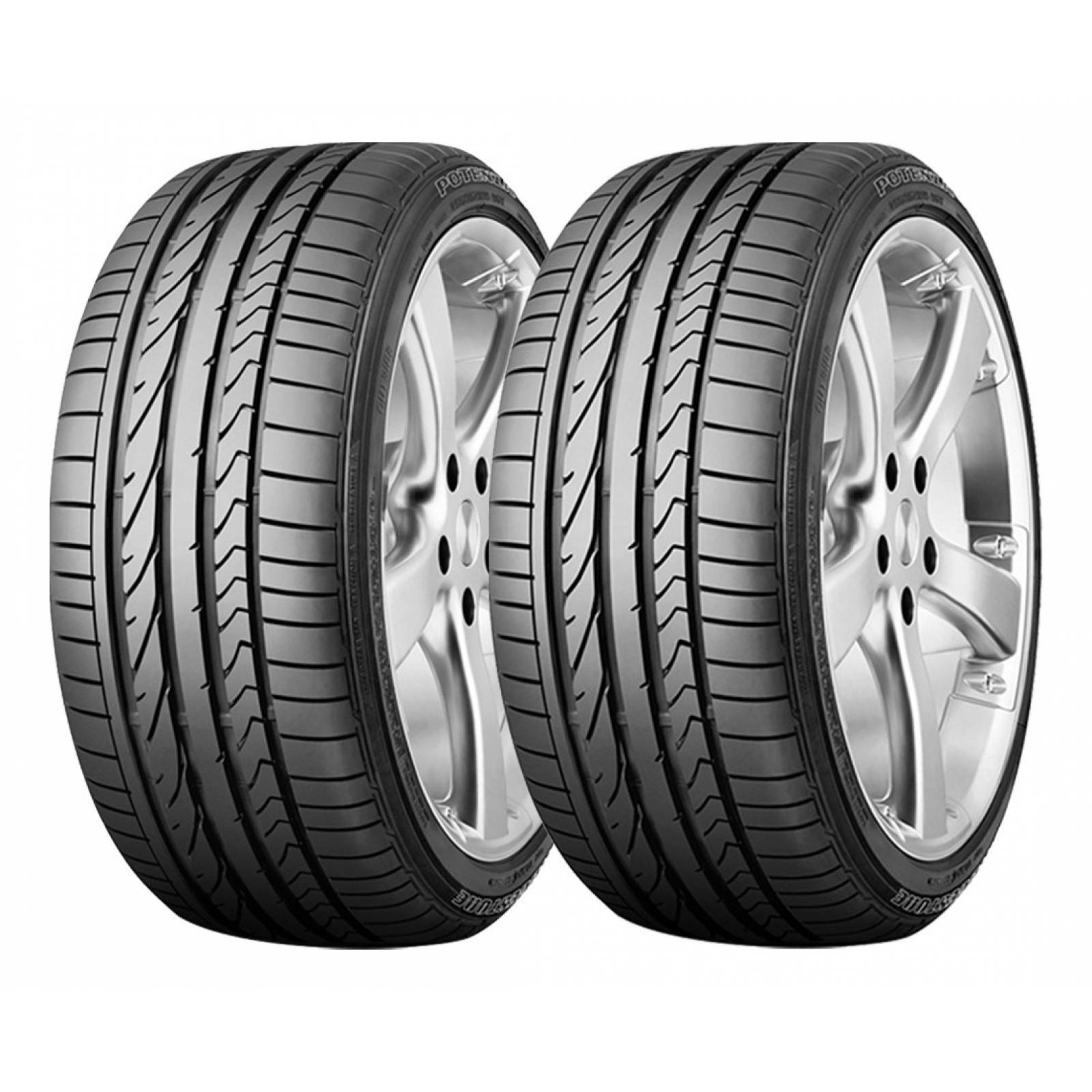 PAQUETE DE 2 LLANTAS 255/45r18 Bridgestone Potenza Re050 99y