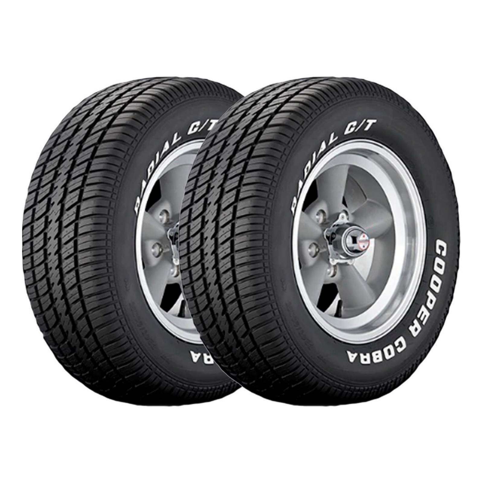 PAQUETE DE 2 LLANTAS 225/70r14 Cooper Cobra Radial G/t 98t