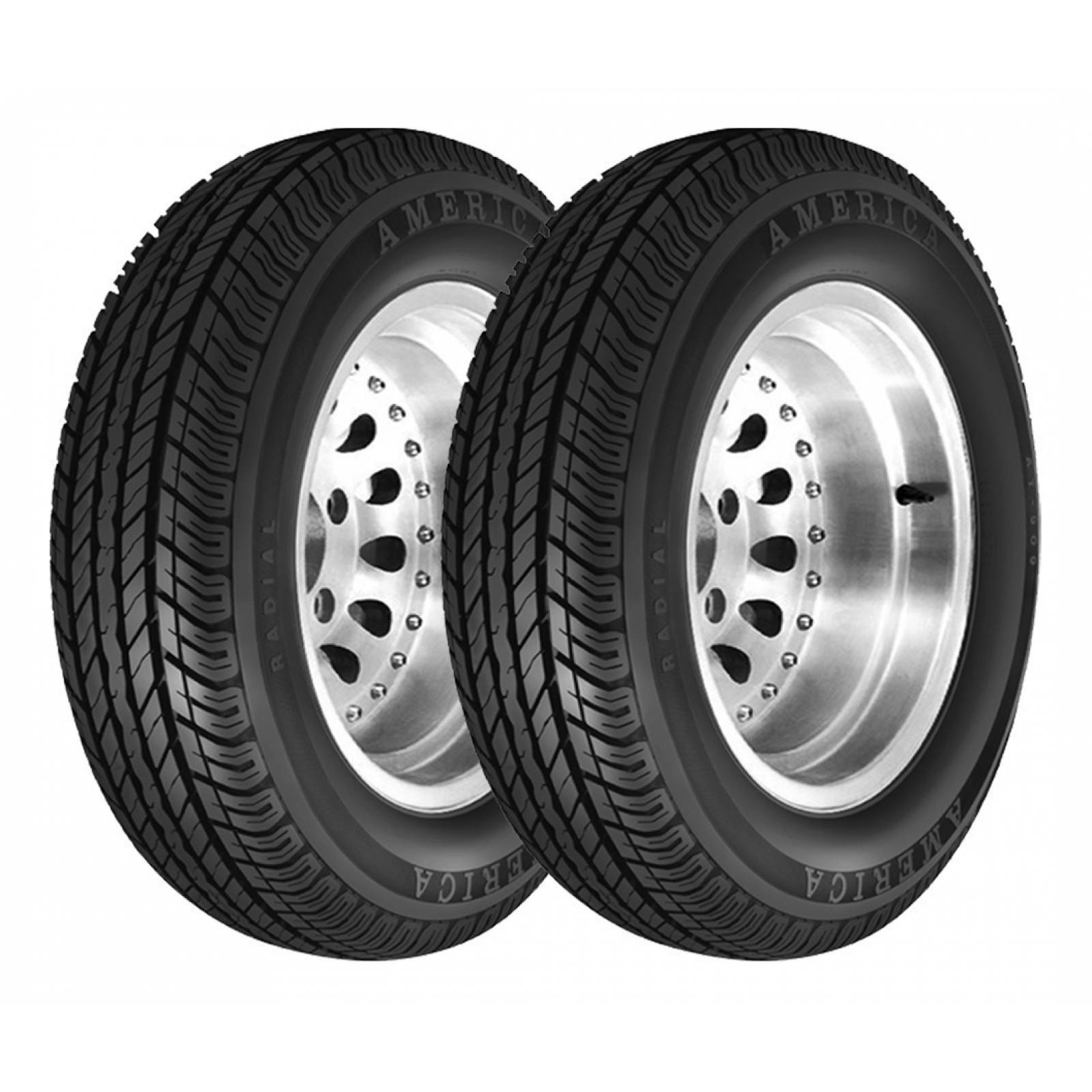 PAQUETE DE 2 LLANTAS 205/60r13 Tornel America At-909 86s