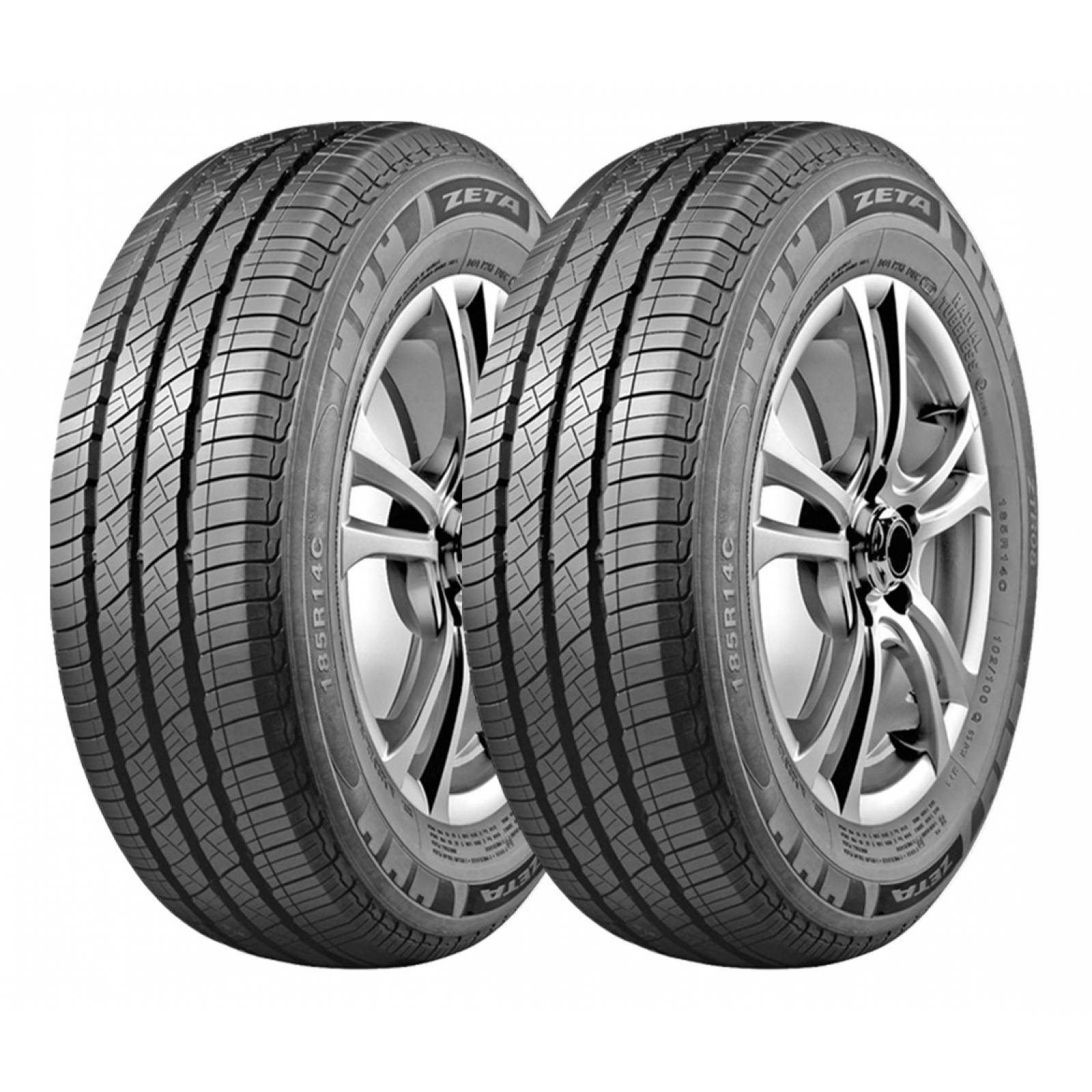 PAQUETE DE 2 LLANTAS 195r15 Zeta Ztr08 106s