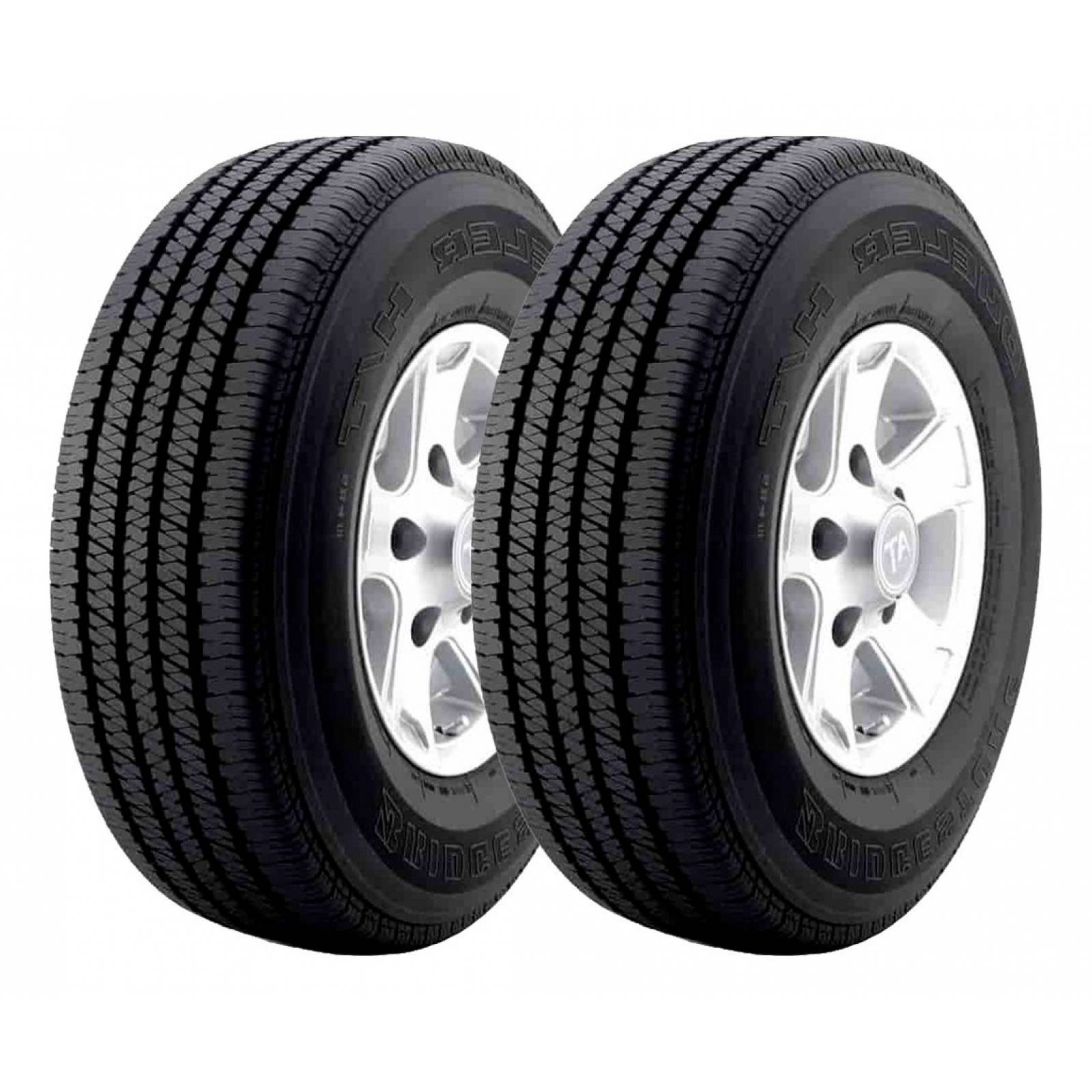 PAQUETE DE 2 LLANTAS 255/70r17 Ltr Bridgestone Dueler Ht 684 Suv 110s