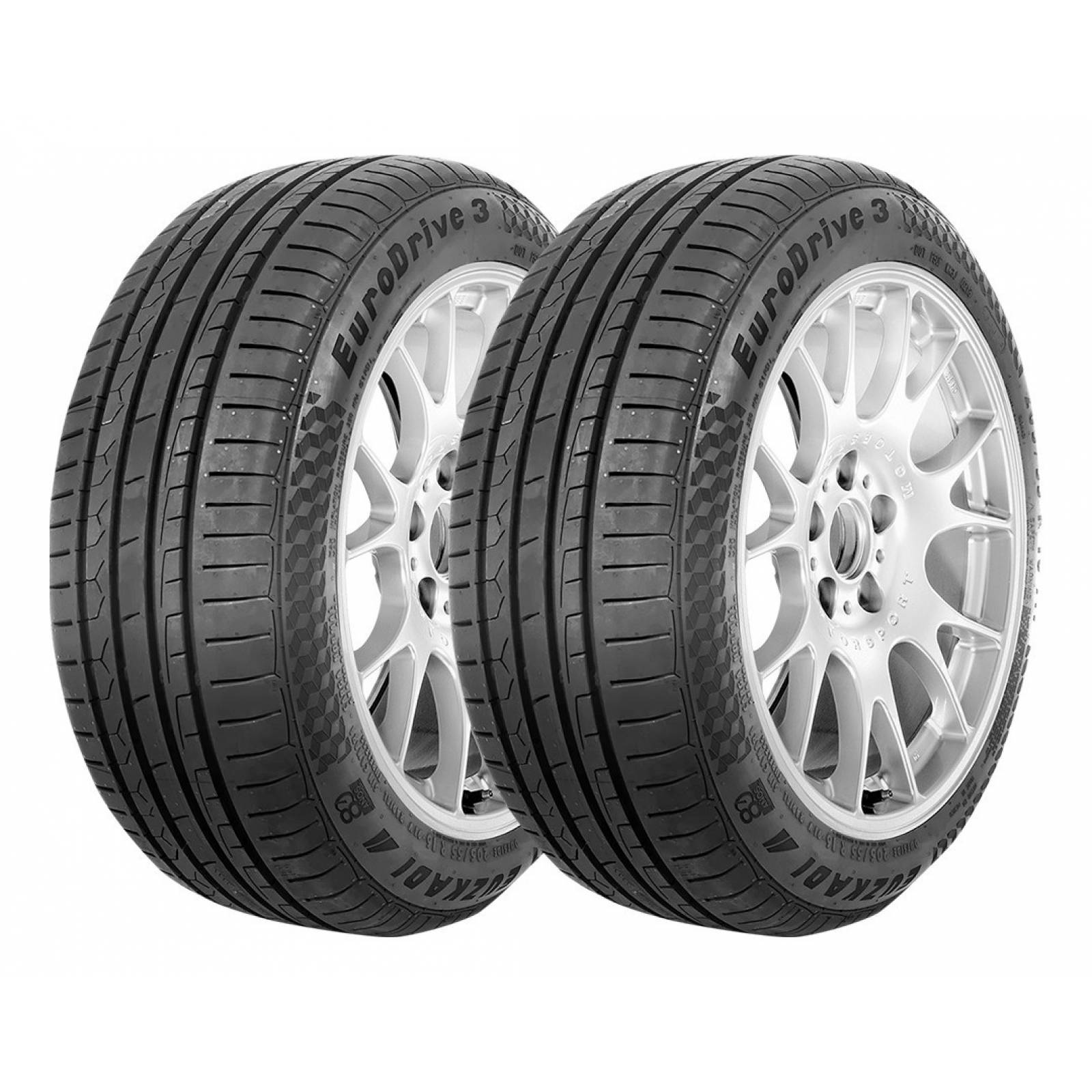 PAQUETE DE 2 LLANTAS 185/70r13 Euzkadi Eurodrive 3 86t