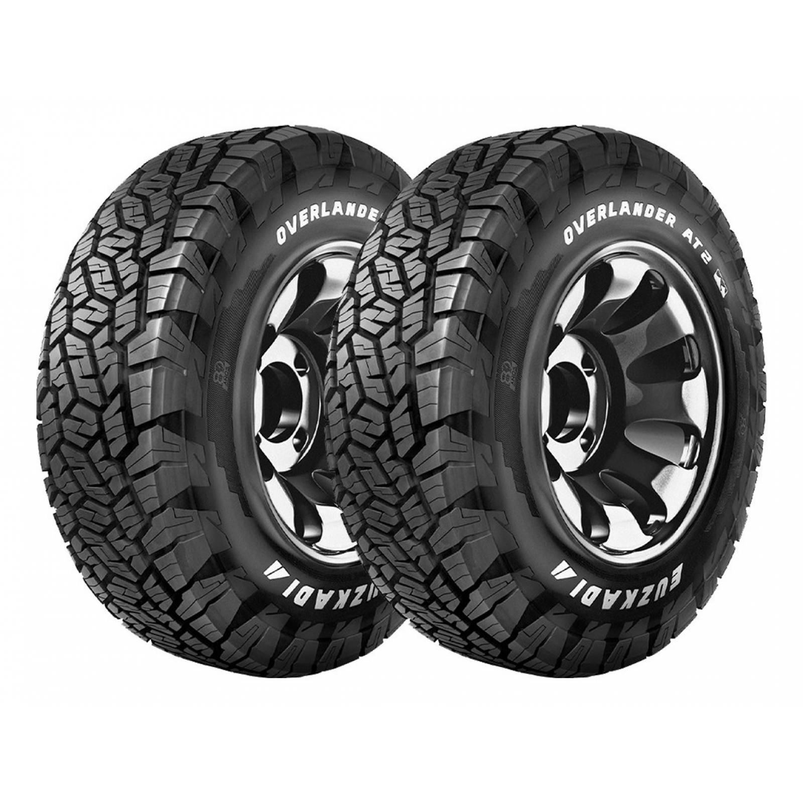 PAQUETE DE 2 LLANTAS 235/75r15 Euzkadi Overlander At2 105s