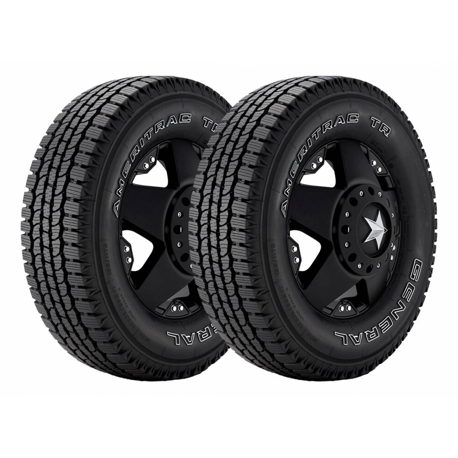 PAQUETE DE 2 LLANTAS 235/80r17 General Ameritrac Tr 120r