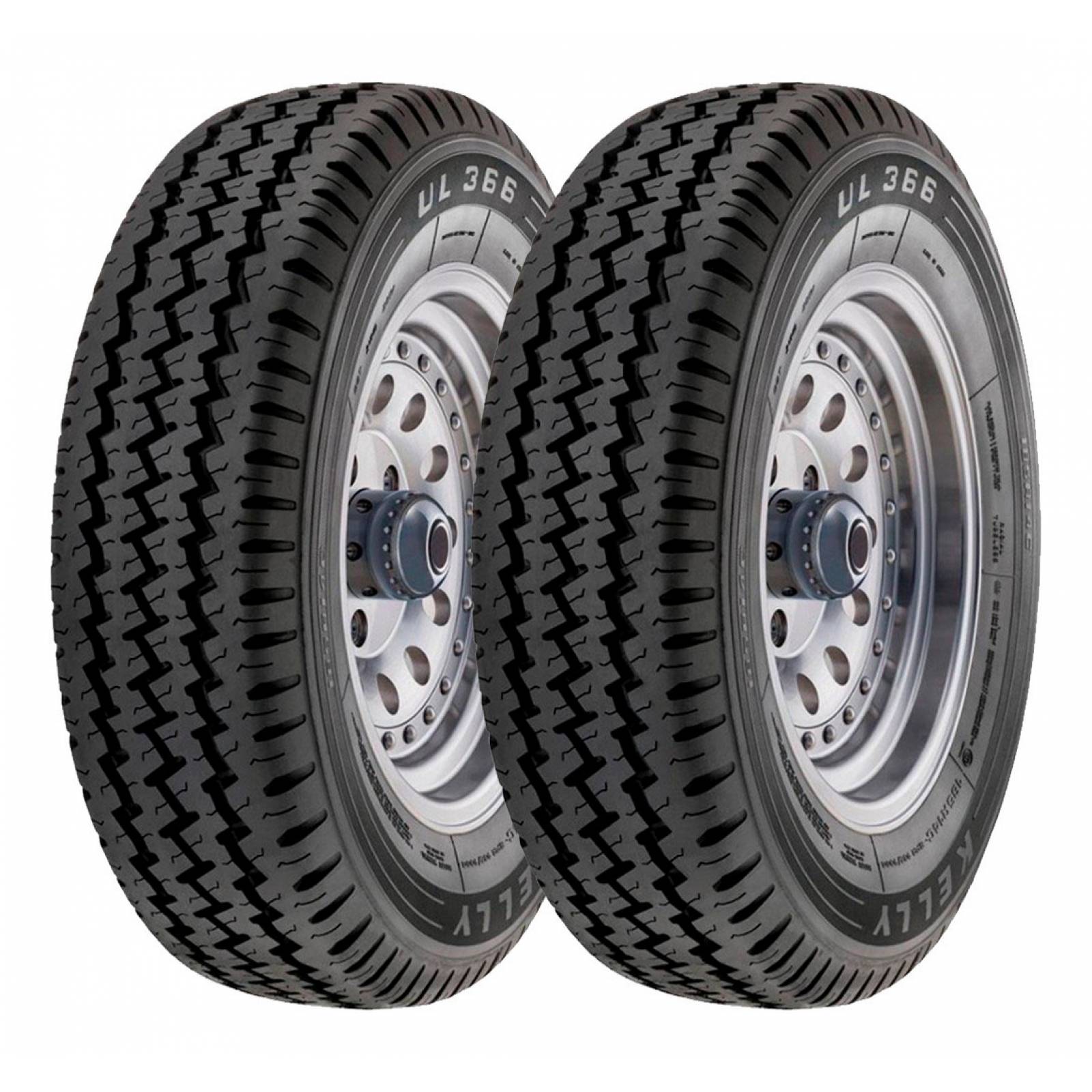 PAQUETE DE 2 LLANTAS 195r14 Kelly Ul-366 106p