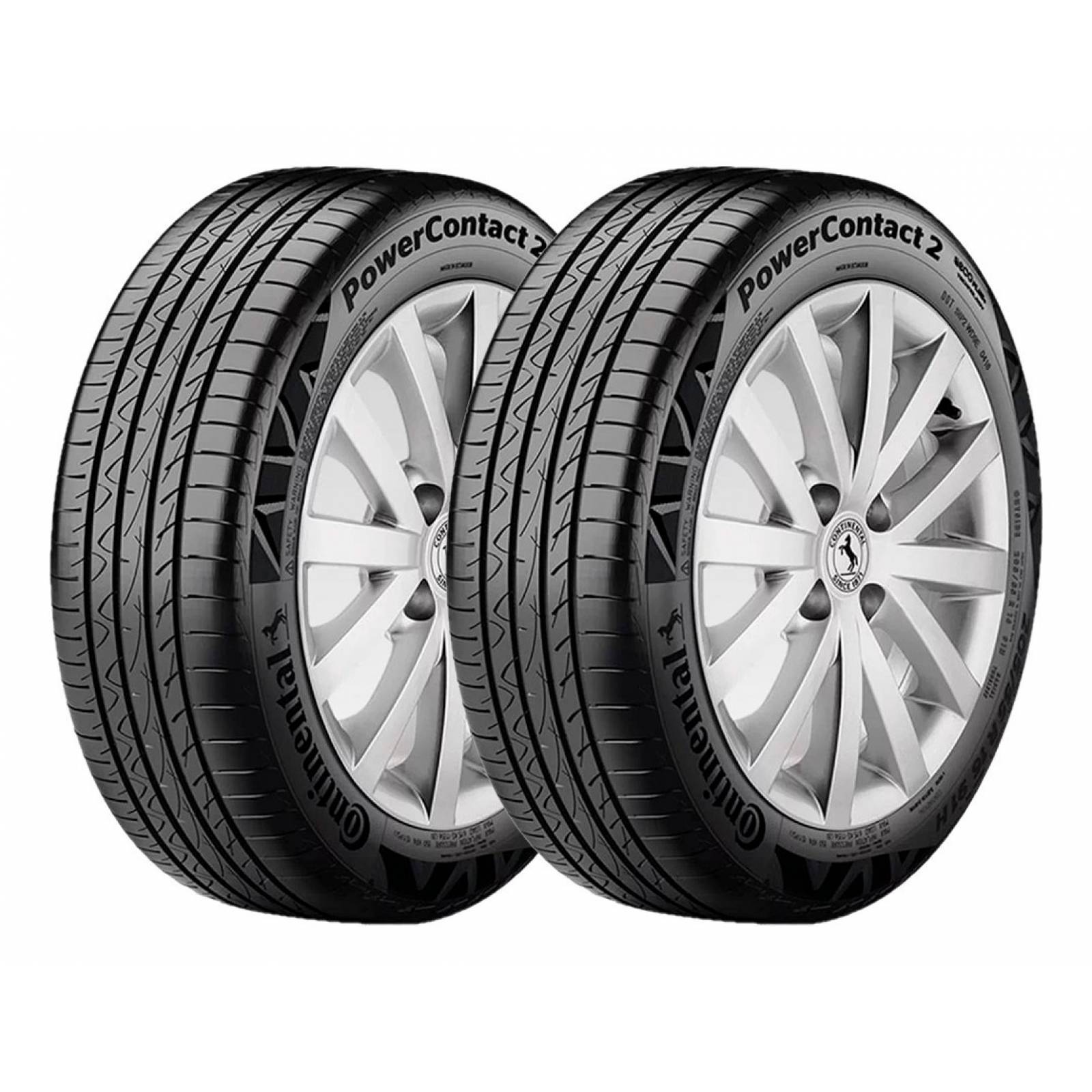 PAQUETE DE 2 LLANTAS 185/65r15 Continental Power Contact 2 88h