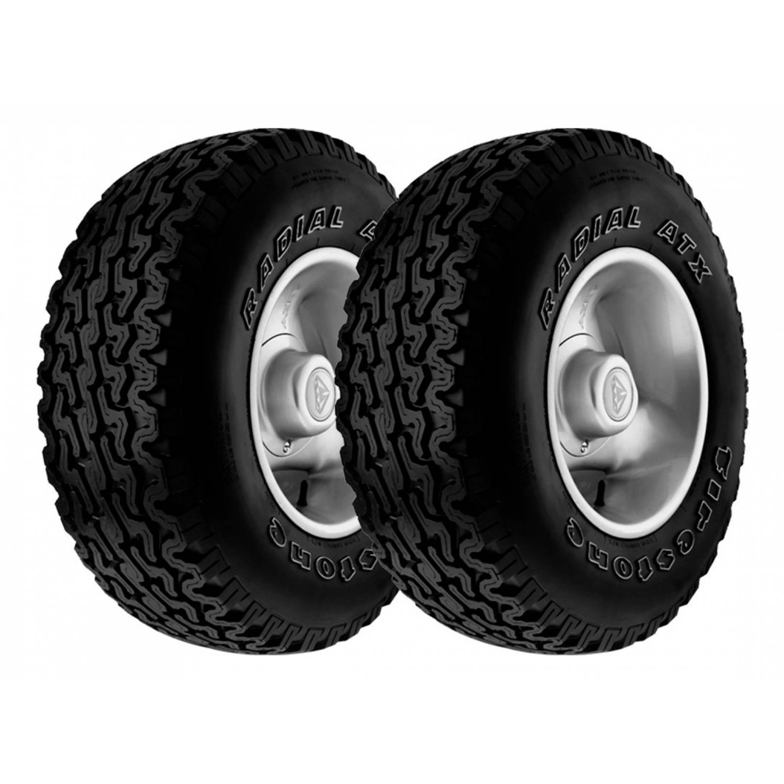 PAQUETE DE 2 LLANTAS 31X10.50r15 Lt Firestone Radial Atx 6