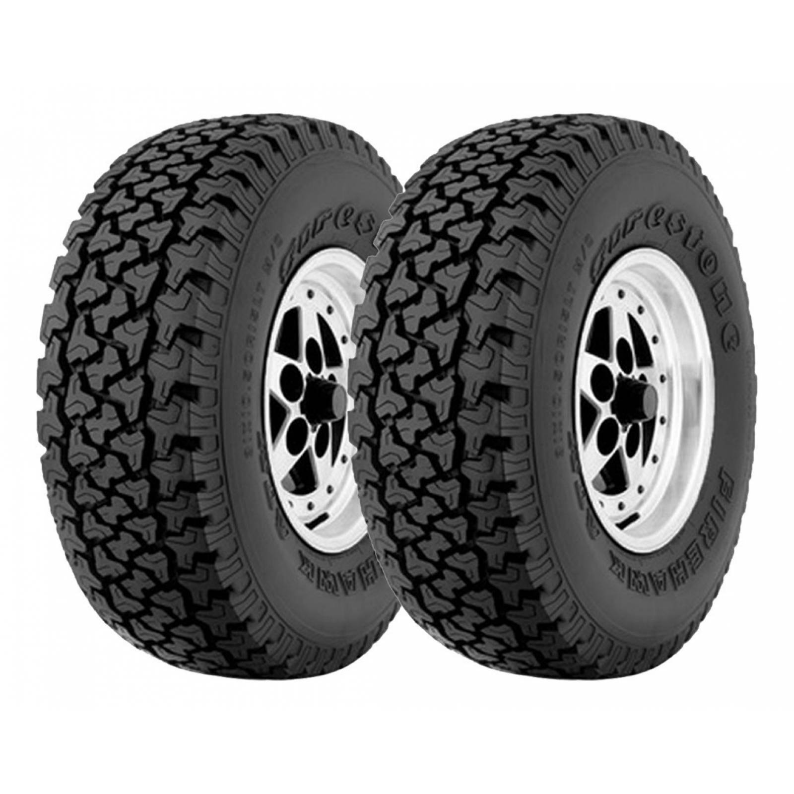 PAQUETE DE 2 LLANTAS 265/75r16 Lt Firestone Firehawk Atx M/s