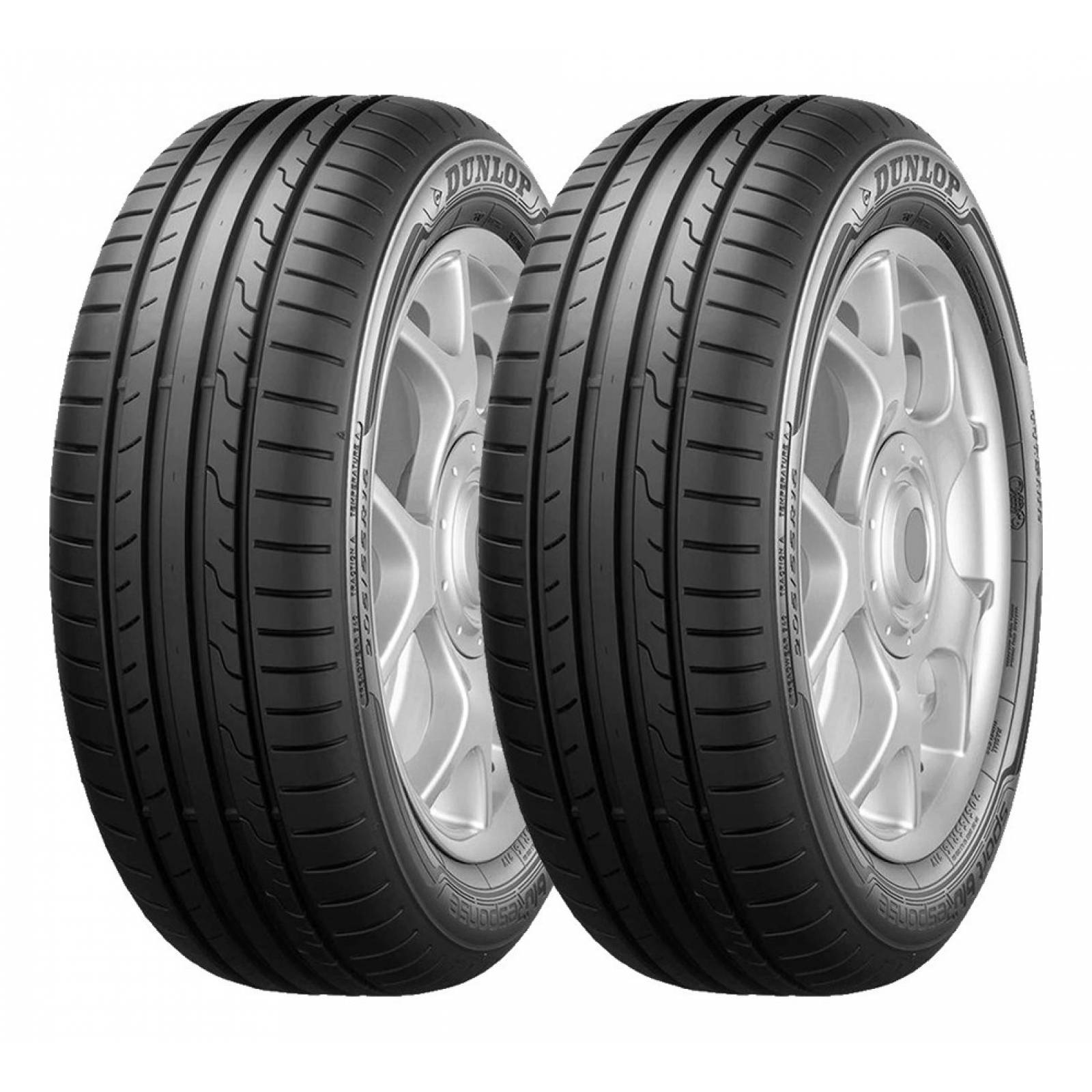PAQUETE DE 2 LLANTAS 205/55r16 Dunlop Sport Blueresponse 91v