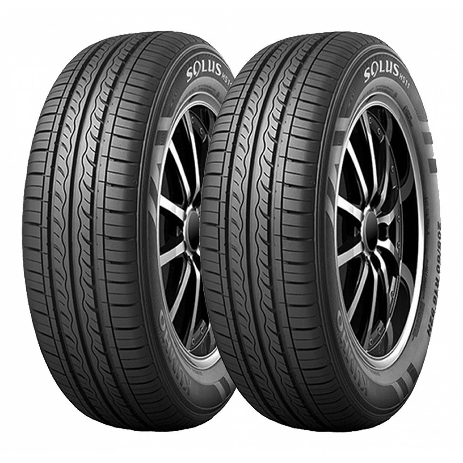 PAQUETE DE 2 LLANTAS 185/70r13 Kumho Solus Hs11 86h