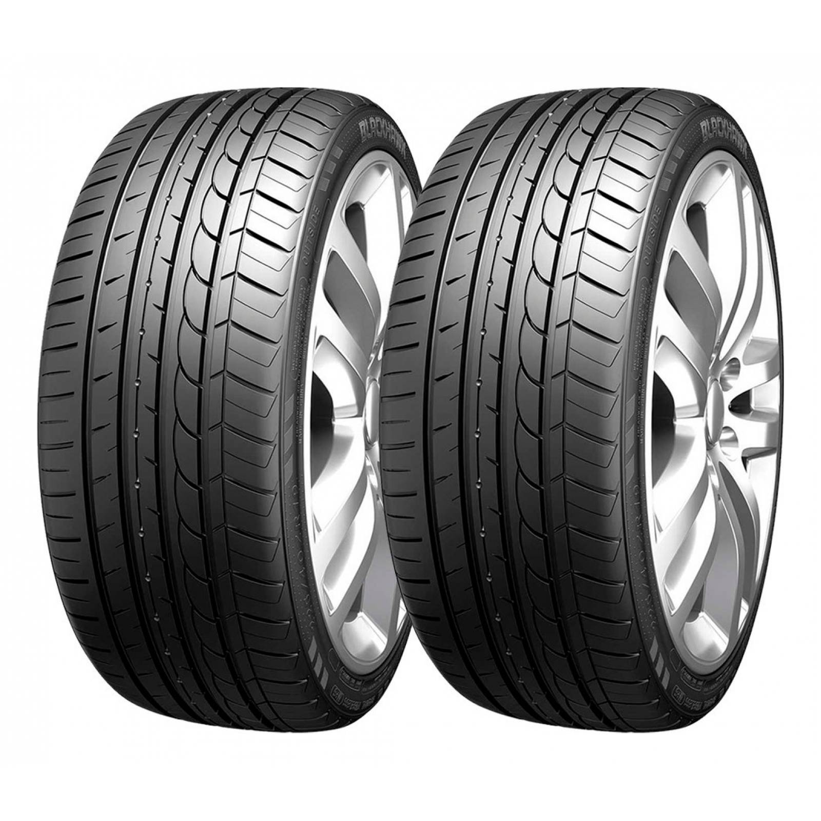PAQUETE DE 2 LLANTAS 245/45rf19 Xl Blackhawk Street-h Hu02 102w