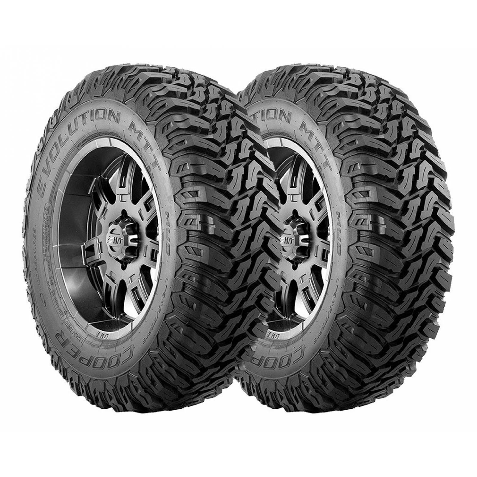 2 LLANTAS 255/70R16 COOPER EVOLUTION MTT MUD 108Q