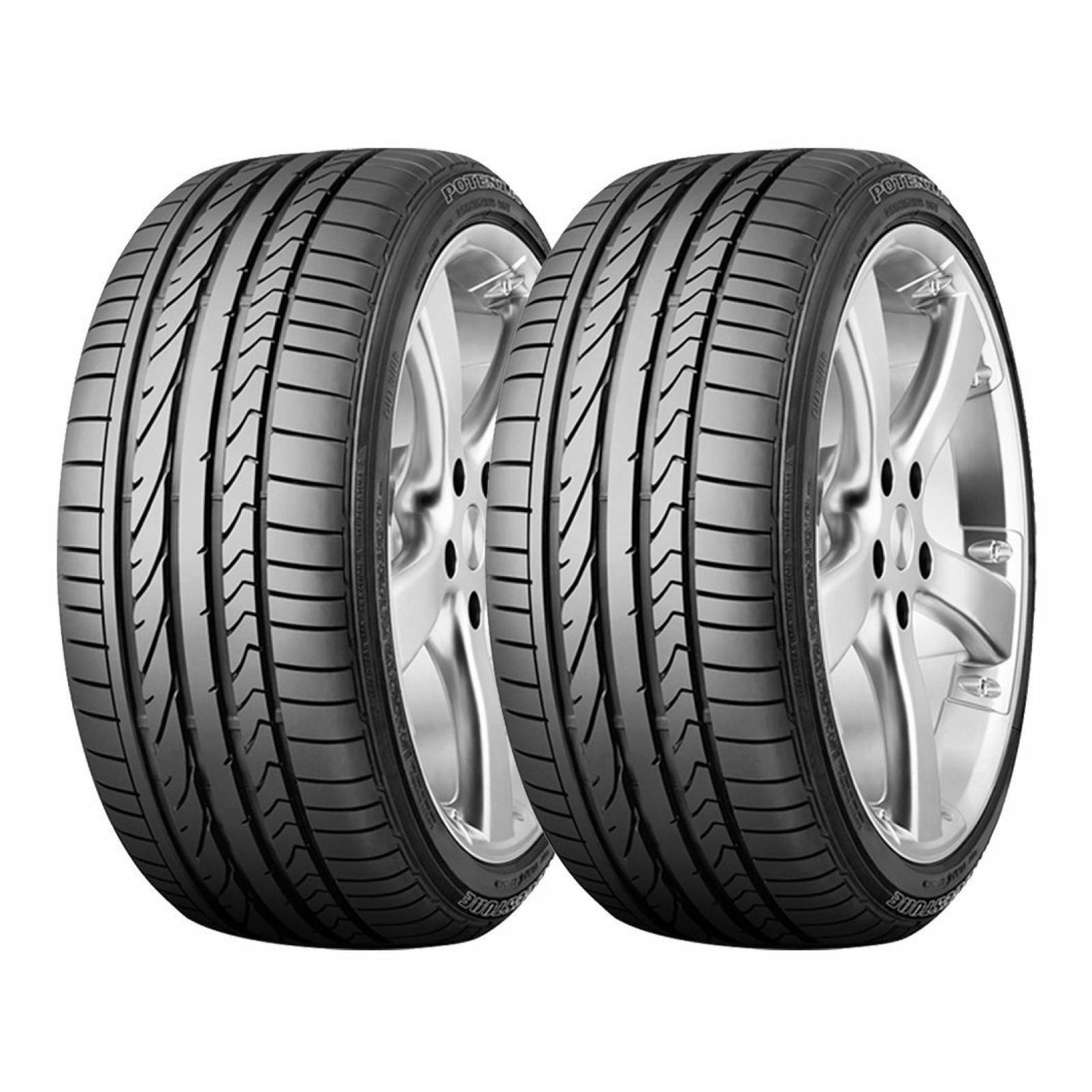 PAQUETE DE 2 LLANTAS 245/45R17 BRIDGESTONE POTENZA RE050A 95Y