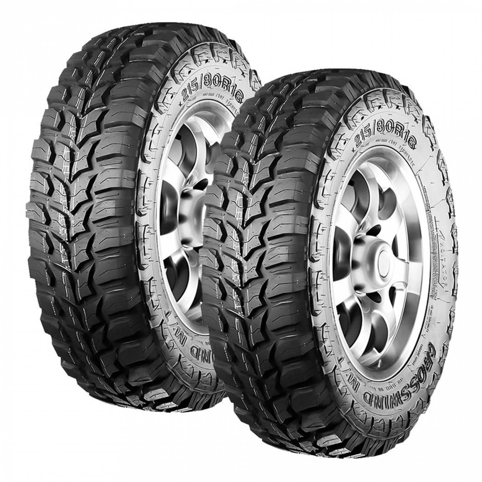 PAQUETE DE 2 LLANTAS 265/75R16 LT ATLAS CROSSWIND M/T 123Q