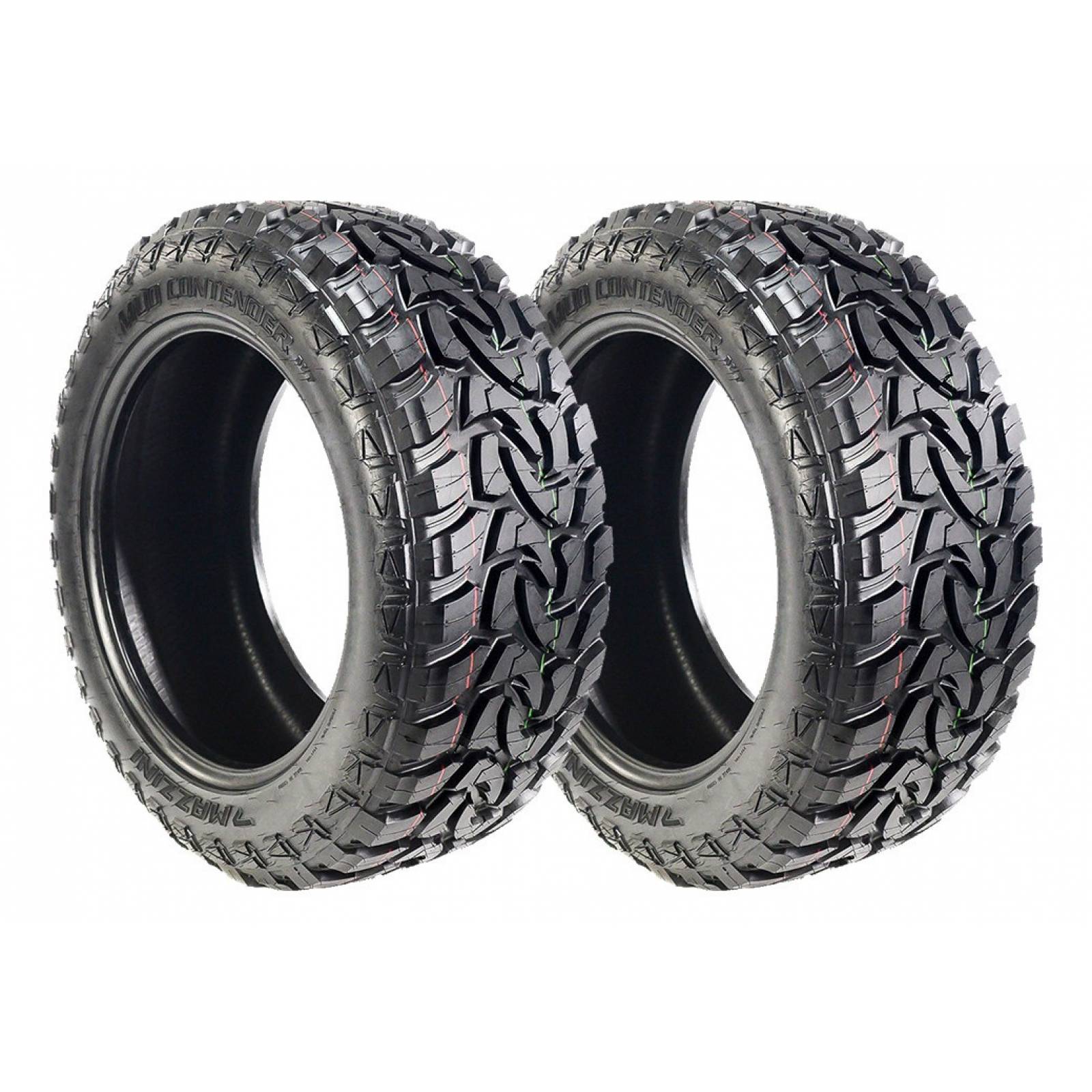 PAQUETE DE 2 LLANTAS 33X12.50R17 LT MAZZINI RUGGED CONTENDER 120Q