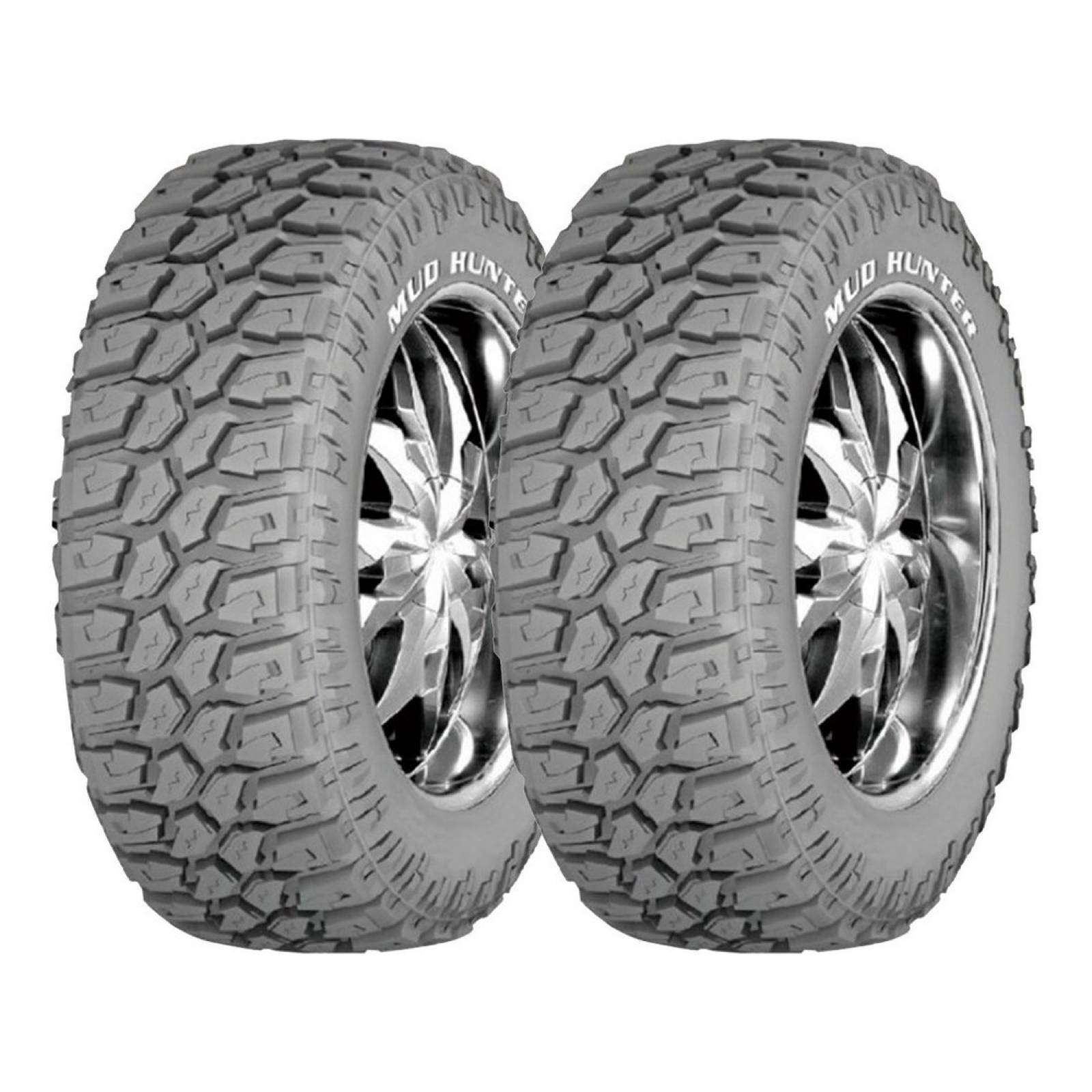 PAQUETE DE 2 LLANTAS 33X12.50R18 LT SAFERICH MUD HUNTER 118Q