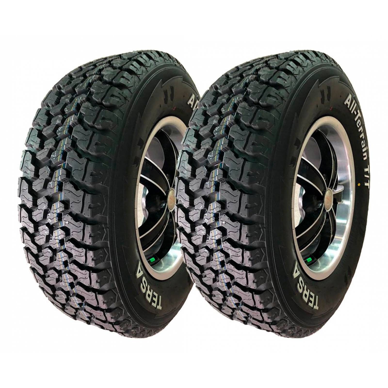 PAQUETE DE 2 LLANTAS 265/75R16 LT TERSA ALL TERRAIN TT