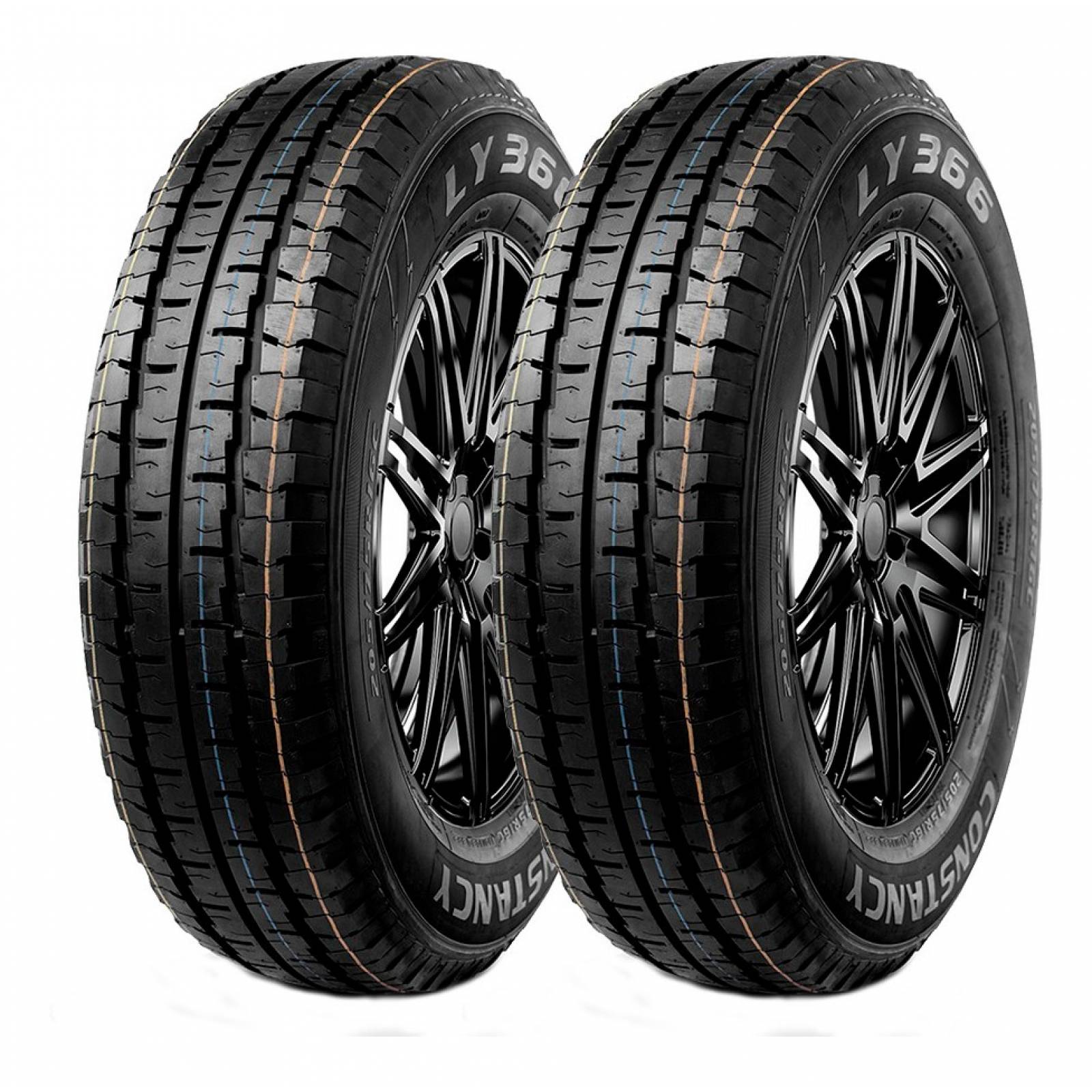 PAQUETE DE 2 LLANTAS 205R14 CONSTANCY LY366