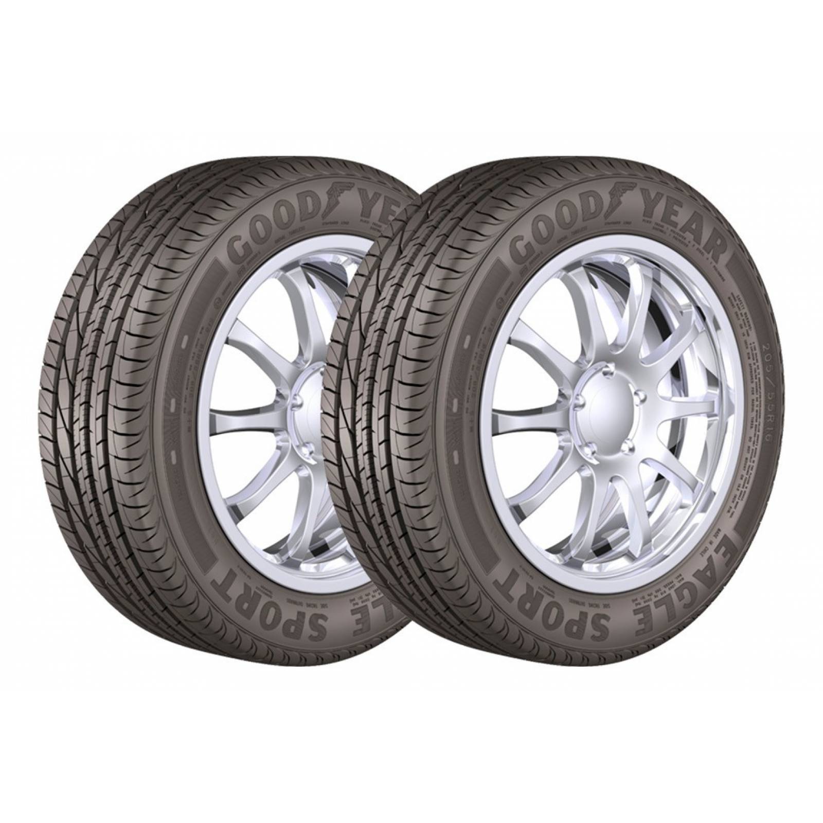 PAQUETE DE 2 LLANTAS 205/55R16 GOODYEAR EAGLE SPORT