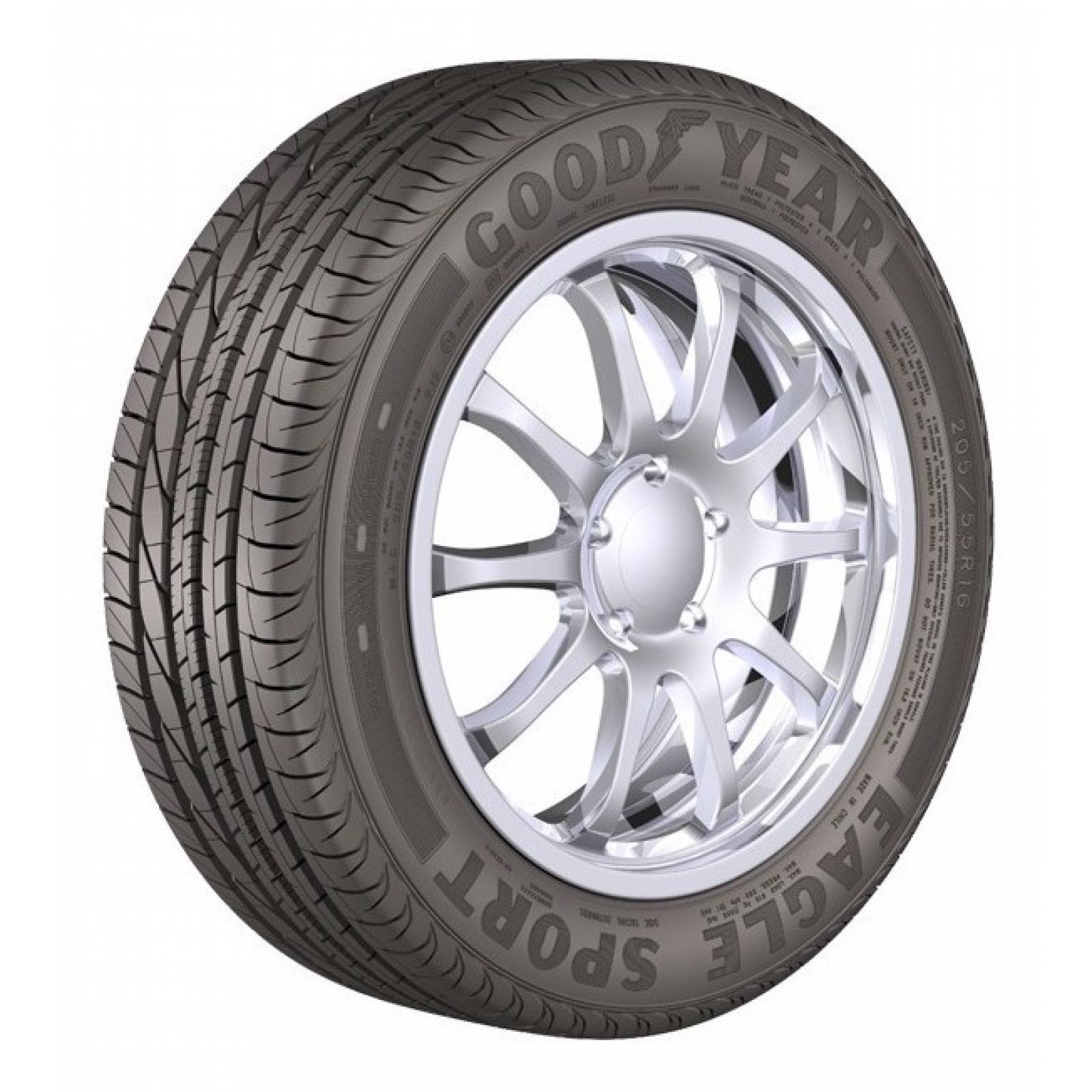 PAQUETE DE 2 LLANTAS 205/55R16 GOODYEAR EAGLE SPORT