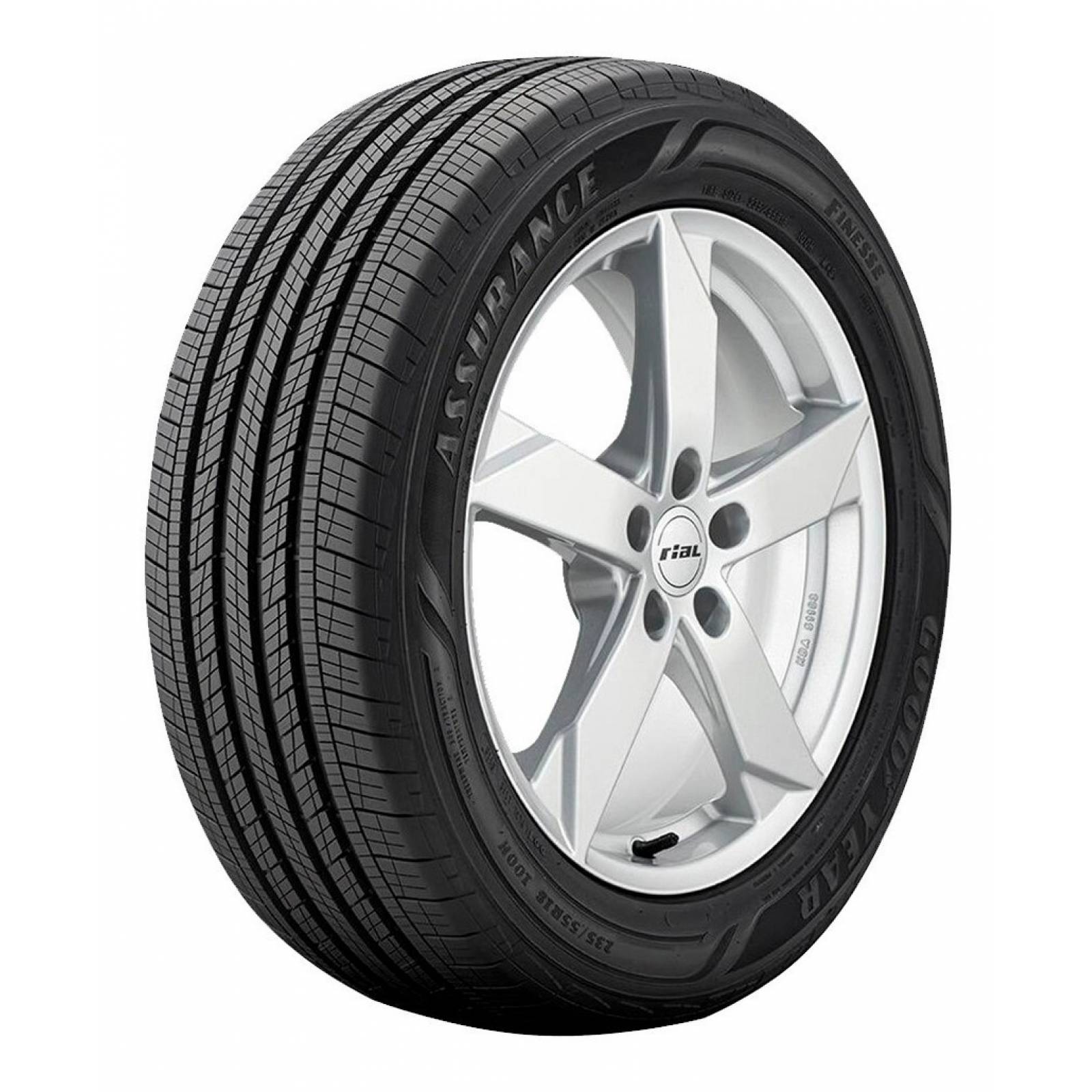 PAQUETE DE 2 LLANTAS 215/55R17 GOODYEAR ASSURANCE FINESSE