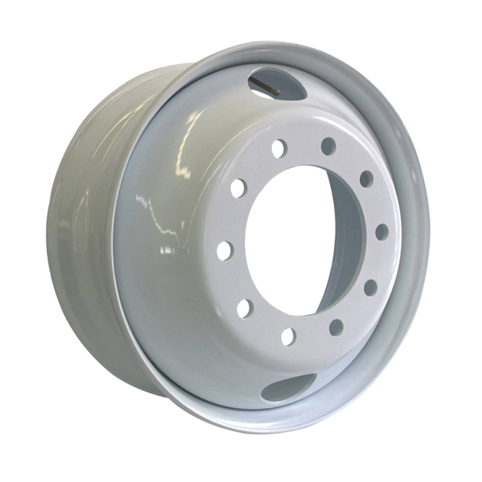 Rin 22.5x8.25 Tdi-truck Tuerca Y Capuchon Acero (2 Ventilas)