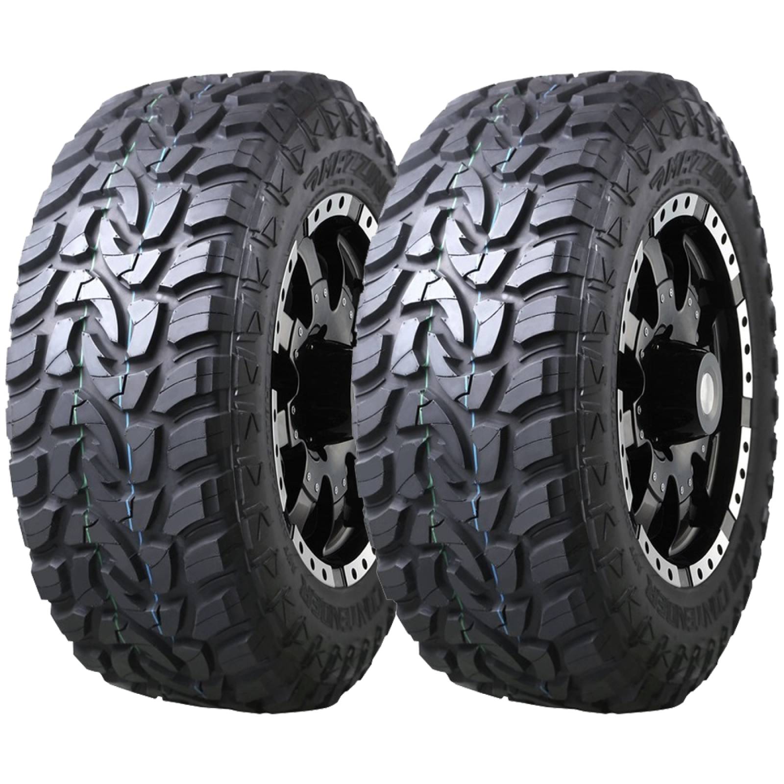 PAQUETE DE 2 LLANTAS 235/75R15 LT MAZZINI MUD CONTENDER M/T 107Q