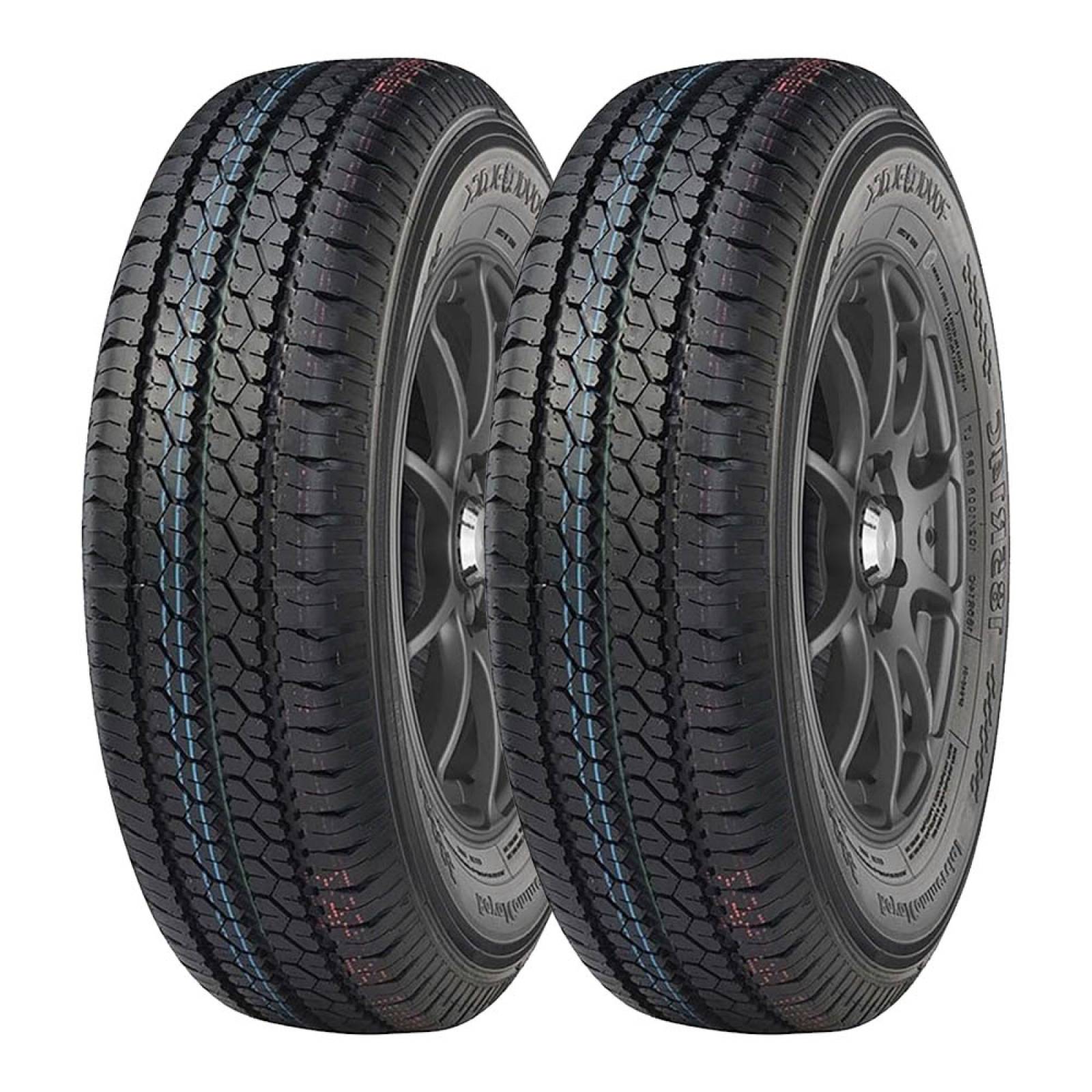PAQUETE DE 2 LLANTAS 195R15 C Royal black ROYAL COMMERCIAL 104R