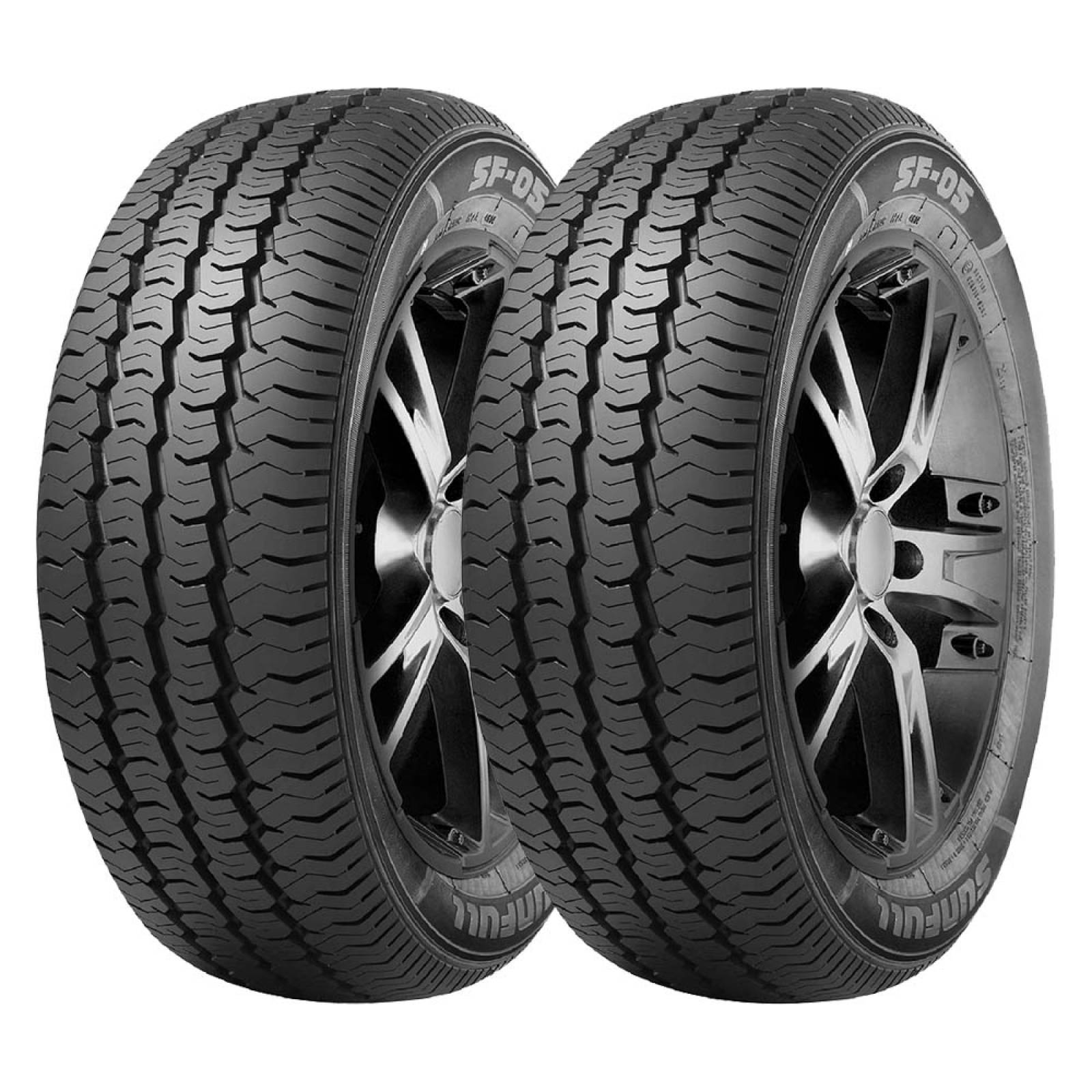 PAQUETE DE 2 LLANTAS 205R14 C Sunfull SF-05 107Q