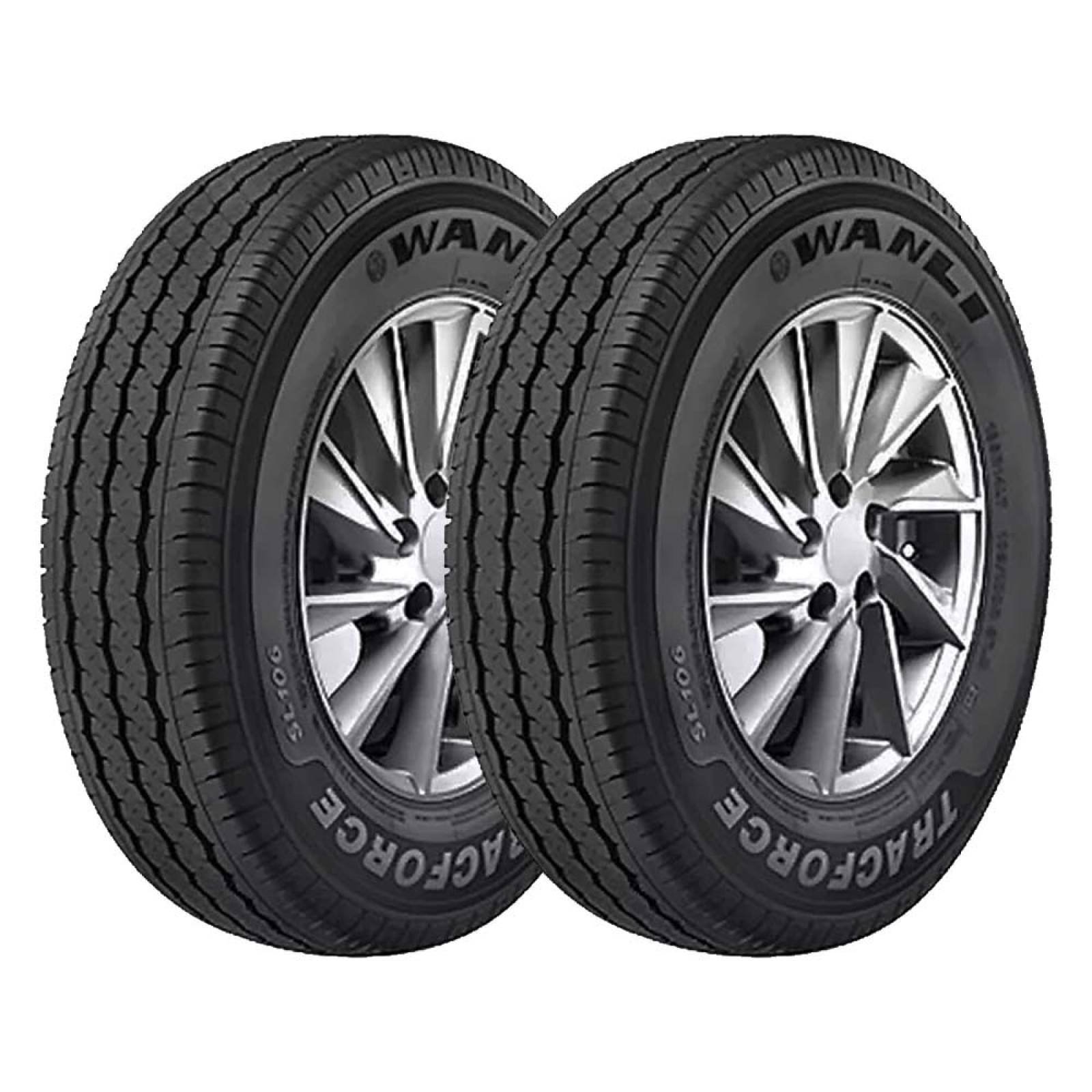 PAQUETE DE 2 LLANTAS 195R15 LT Wanli SL-106 104S