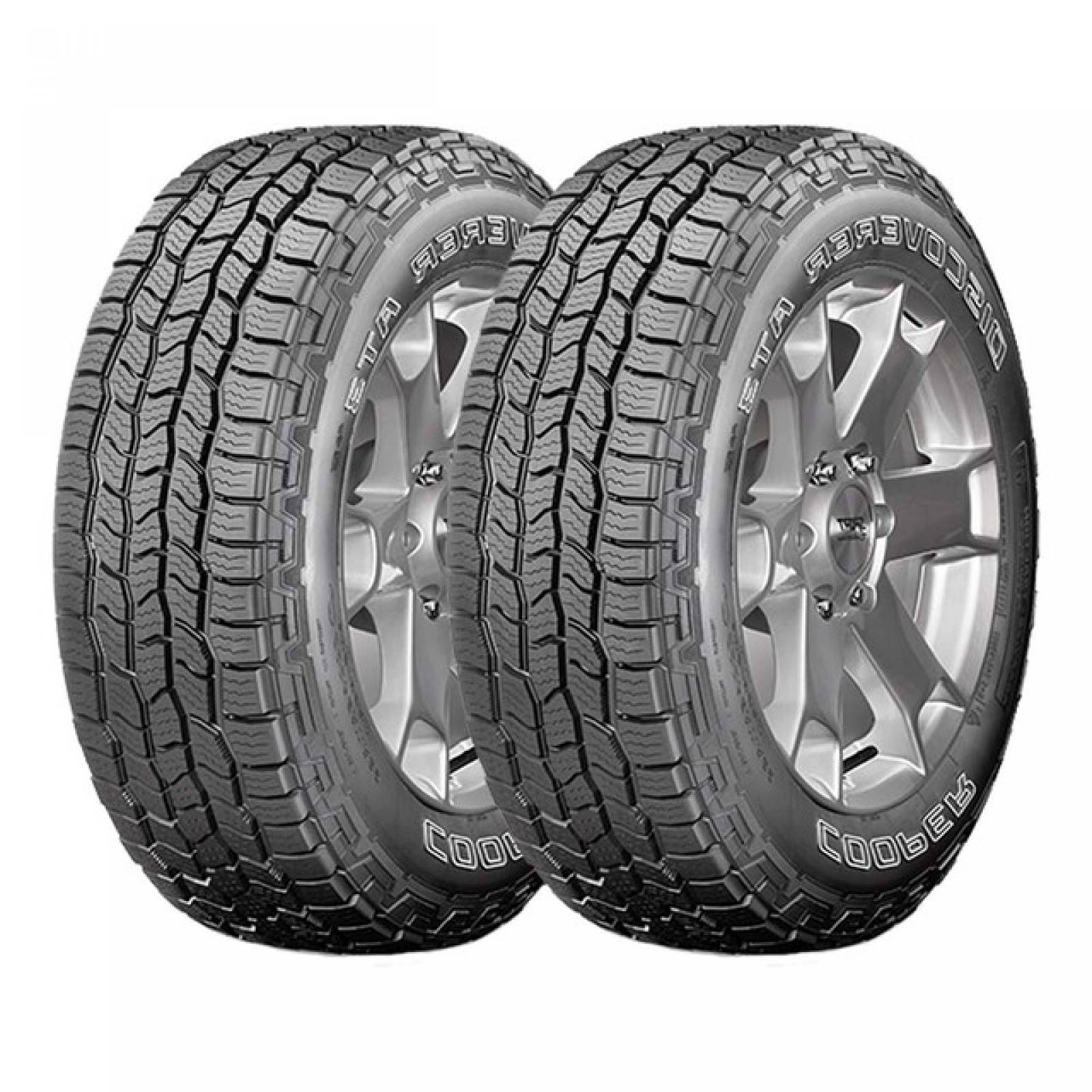 PAQUETE DE 2 LLANTAS 265/60R18 COOPER DISCOVERER AT3 BLEM 116S