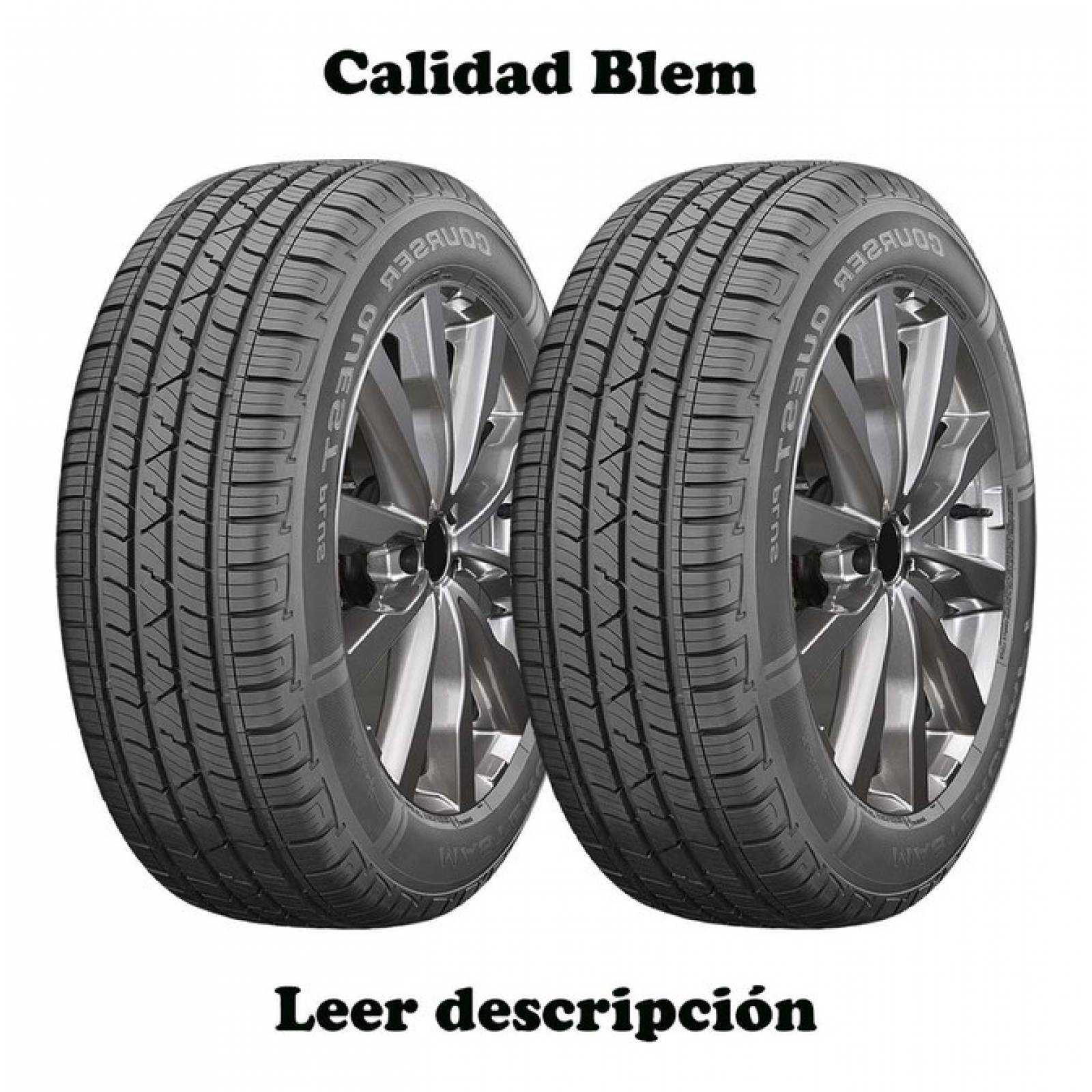 PAQUETE DE 2 LLANTAS 255/65r17 Mastercraft Courser Quest Plus Blem 110t