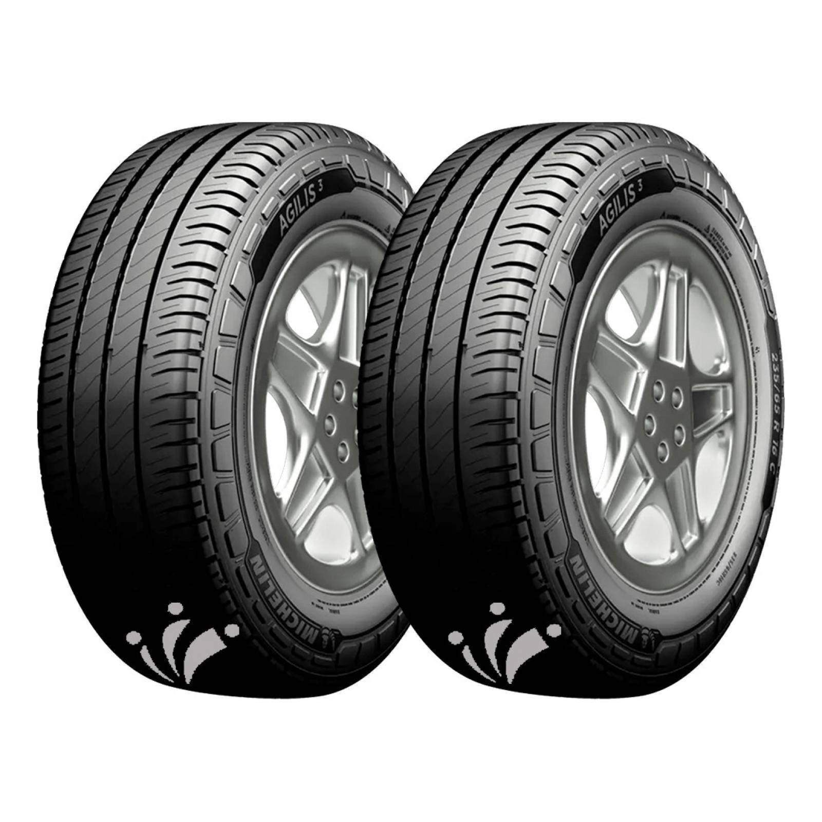 Paquete De 2 Llantas 225/75r16 C Michelin Agilis 3 120r