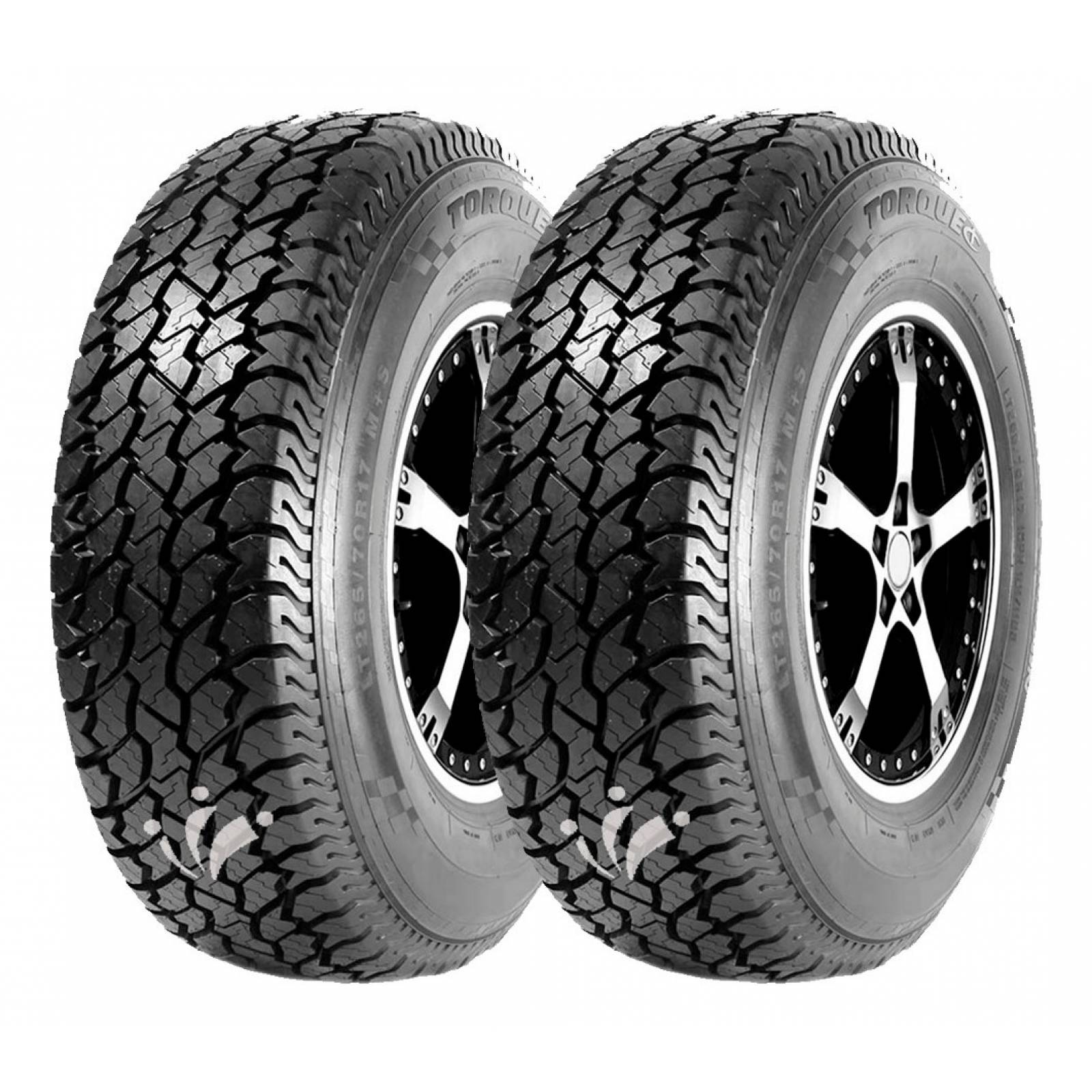 PAQUETE DE 2 LLANTAS 215/85R16 LT TORQUE TQ-AT701 112R