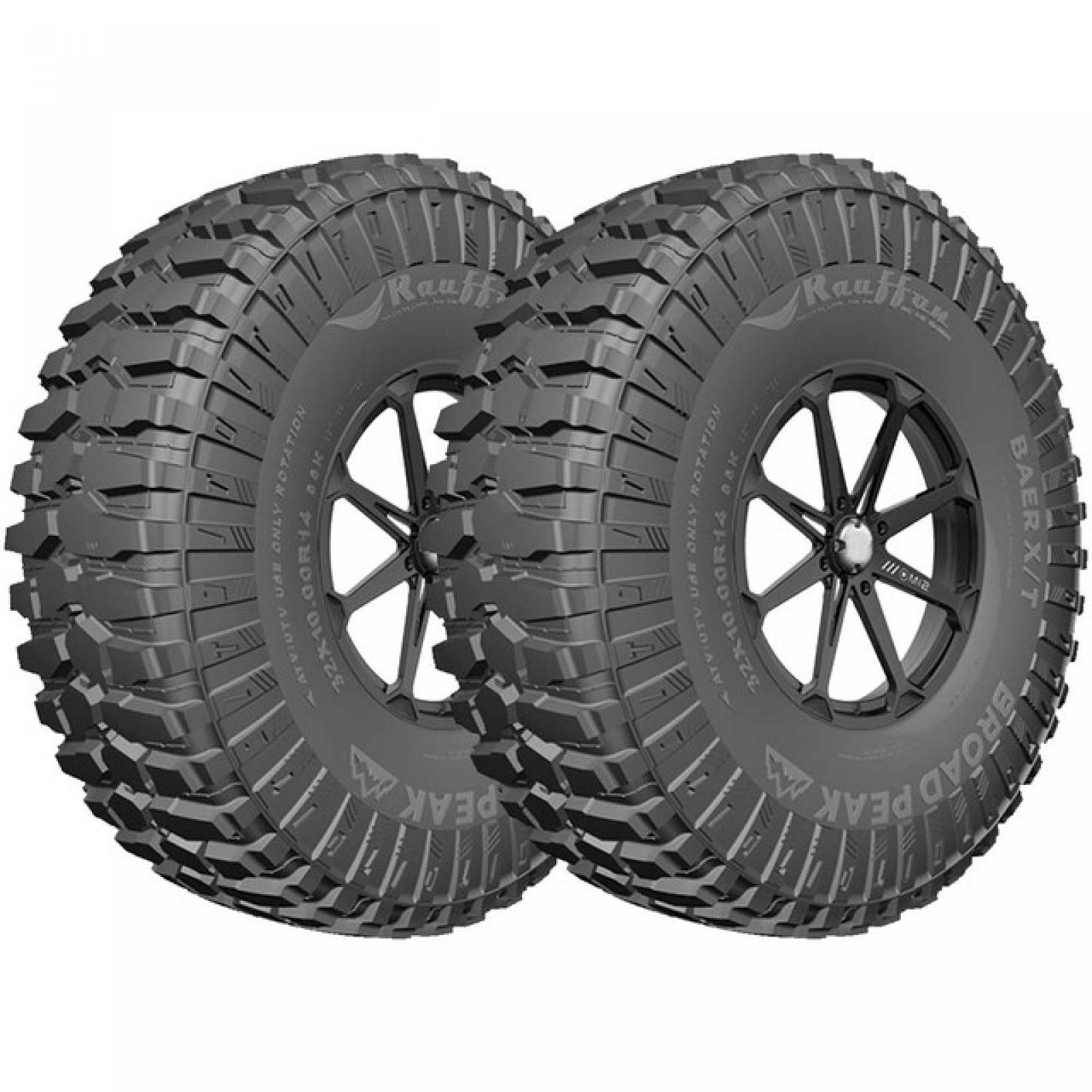 PAQUETE DE 2 LLANTAS 32X10.00R14-8C BROADPEAK BAER X/T