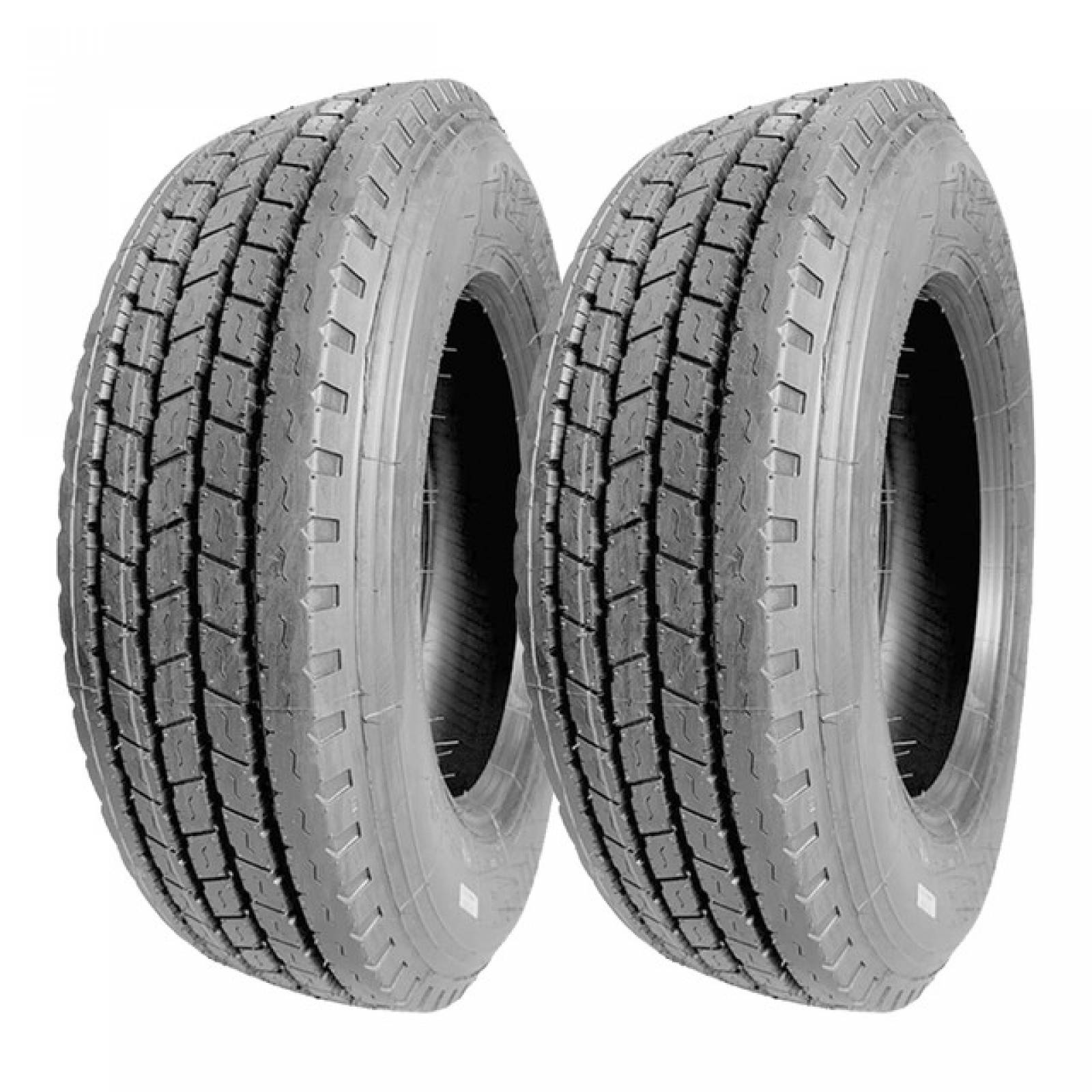 PAQUETE DE 2 LLANTAS 225/70R19.5 DERUIBO DRB111 LINEAL