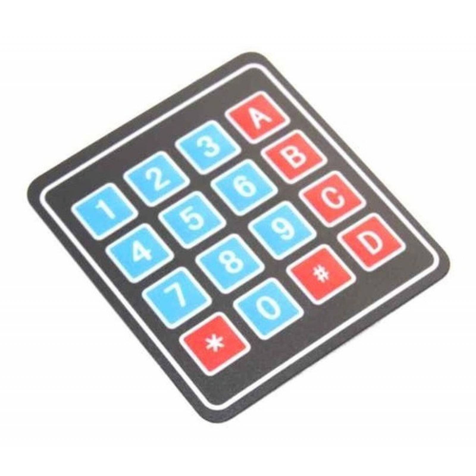 Teclado Matricial Con Membrana Para Arduino