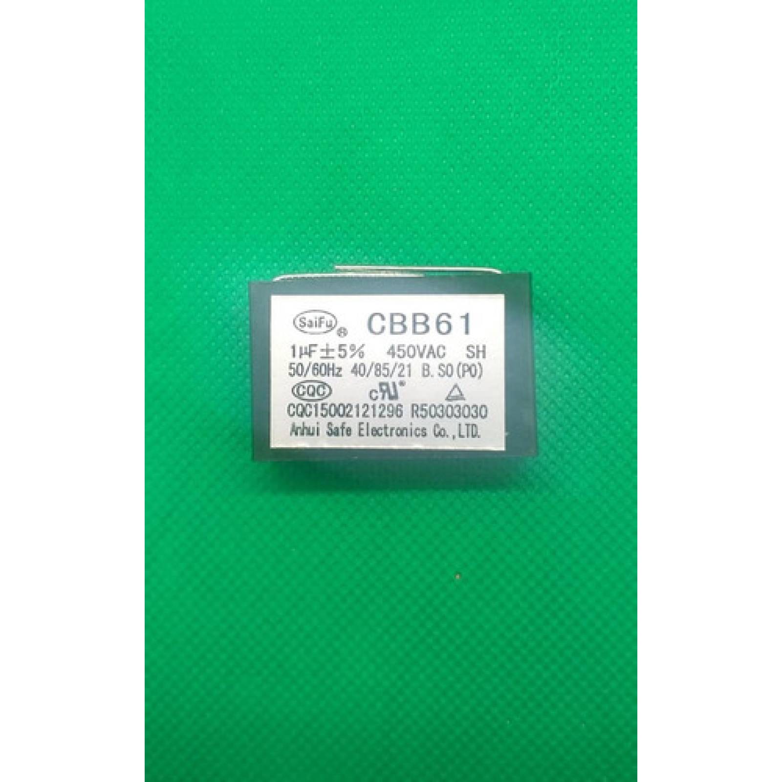 Capacitor Para Minisplit 1mf A 450v
