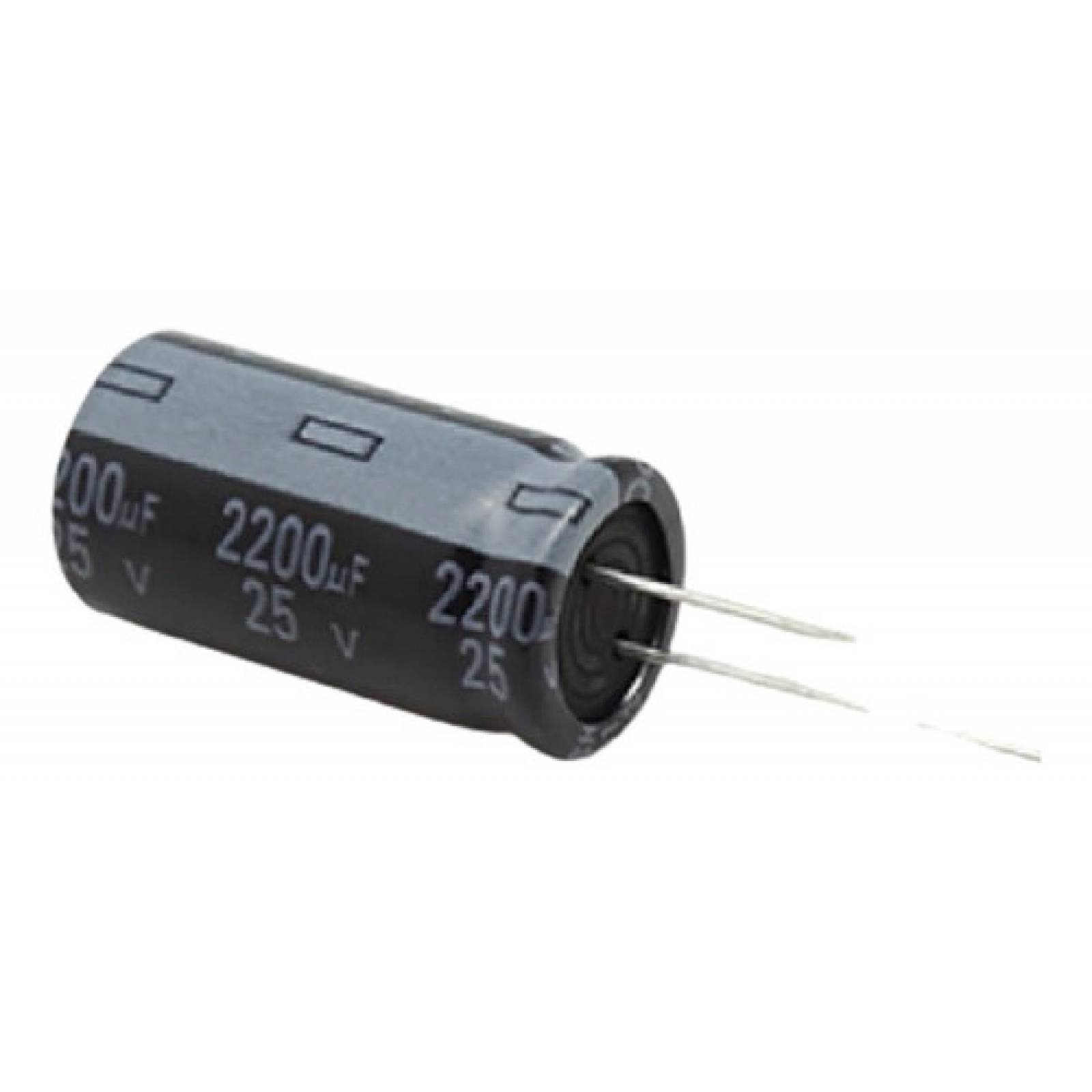 Paquete De 5 Pzas Capacitor Electrolítico 2200uf 25v