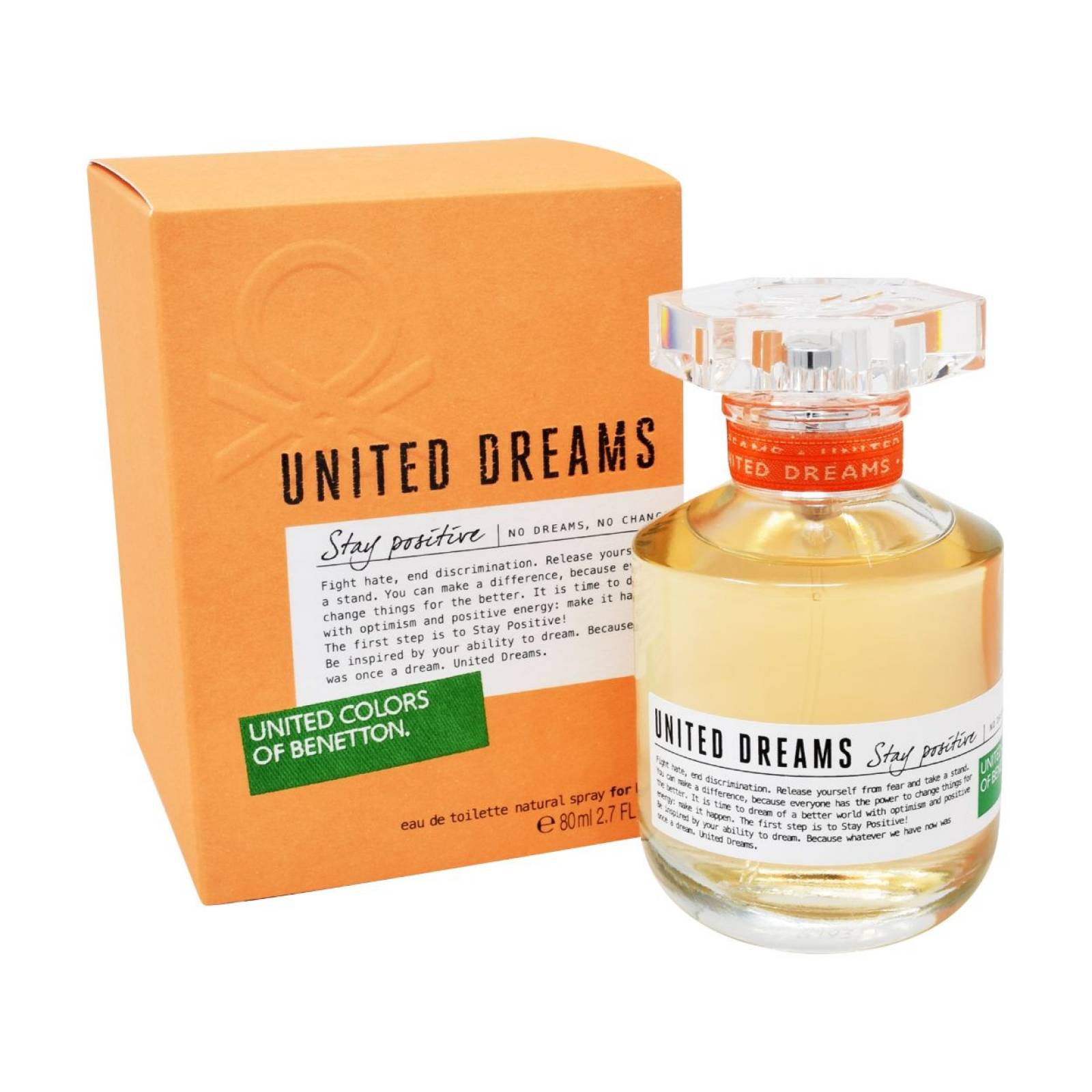 UNITED DREAMS STAY POSITIVE 80 ML EDT