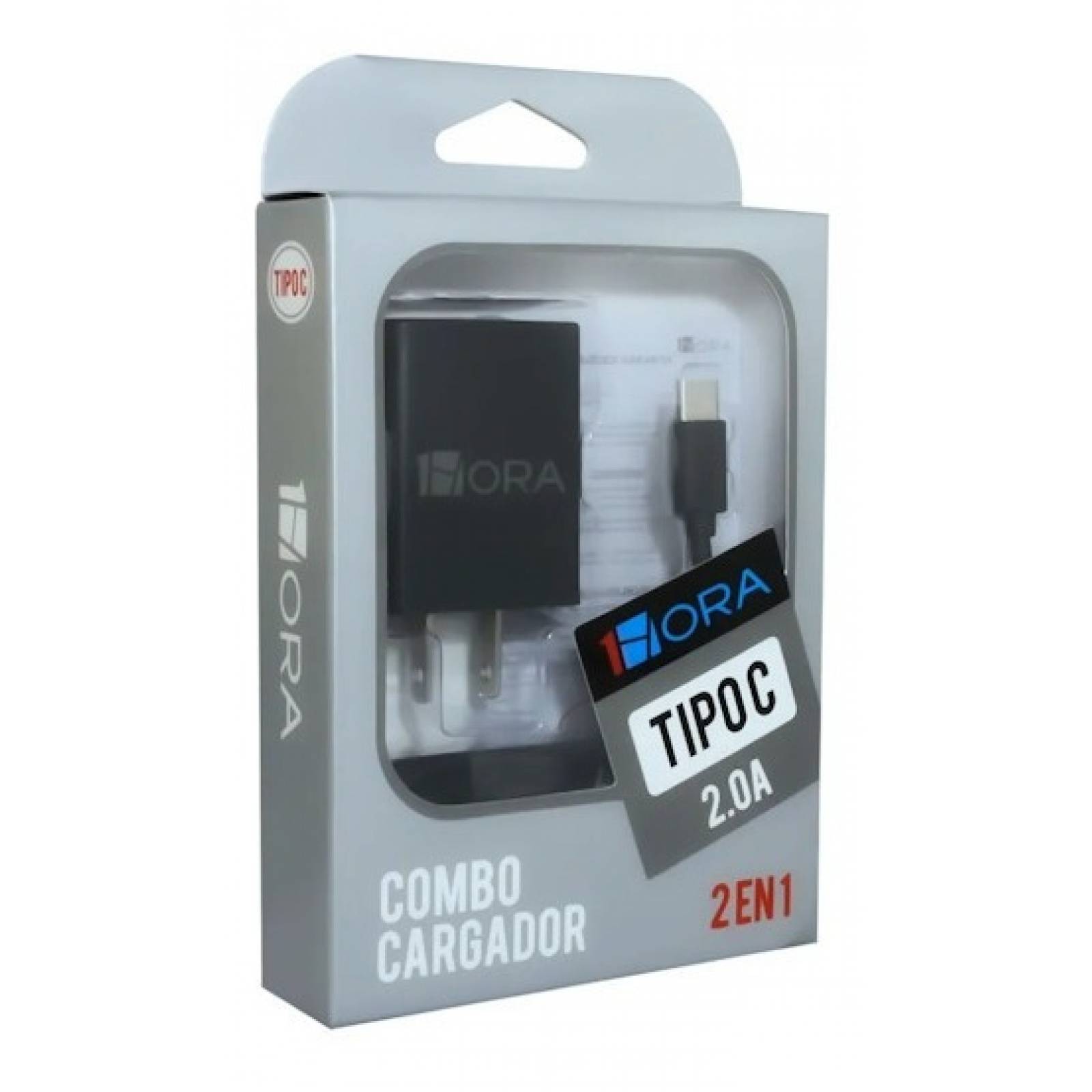 Turbo Cargador Tipo C Usb Datos Carga Rapida Celular 1hora