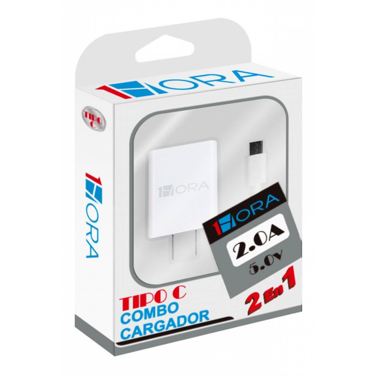 Turbo Cargador Tipo C Usb Datos Carga Rapida Celular 1hora