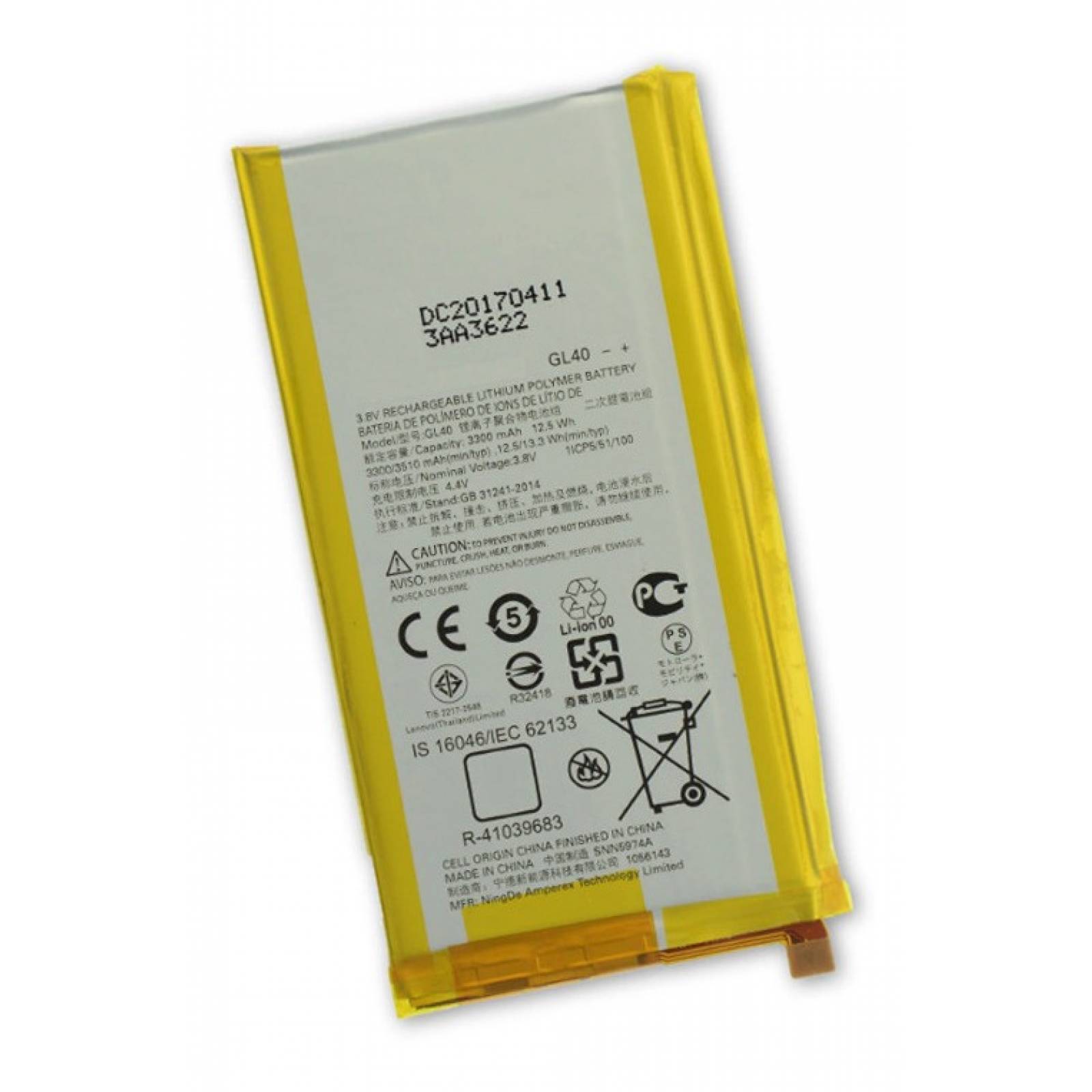 Pila Bateria Oem Snn5974a Gl40 3300 Mah Moto Z Play Xt1635