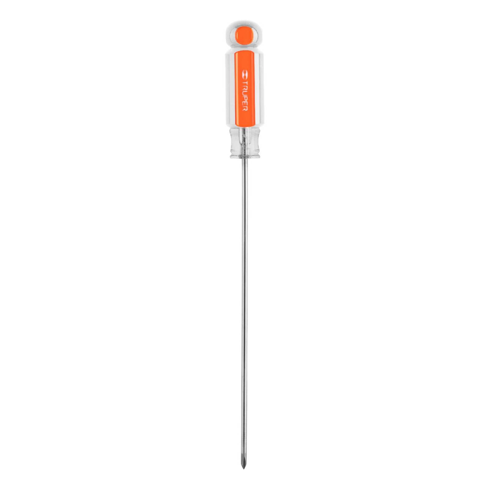 14056 Truper Desarmador Phillips Num 0 Mango De Acetato 6 Pulg 