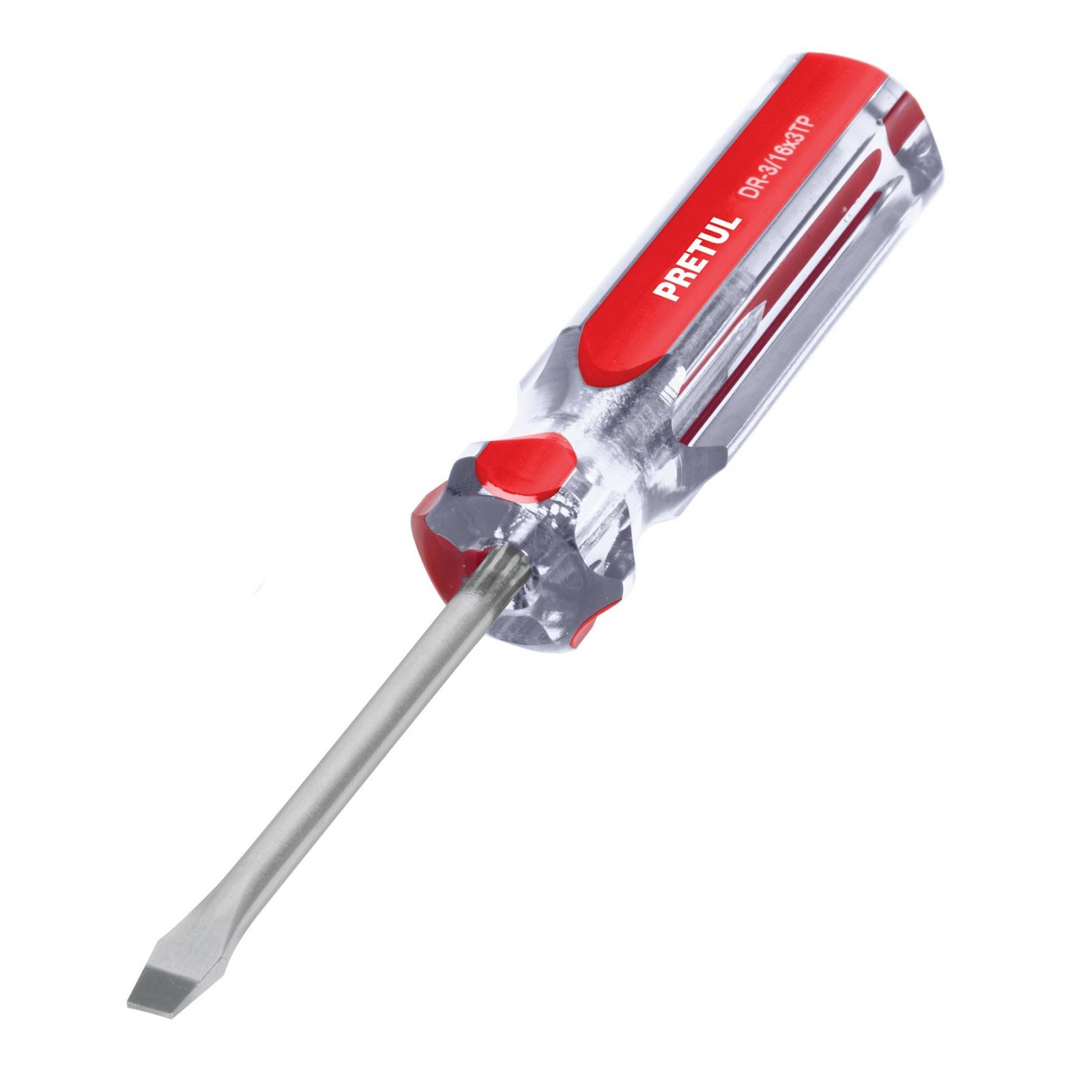 21456 PRETUL DESARMADOR PLANO 3 16 X 3 Pulg  MANGO PVC