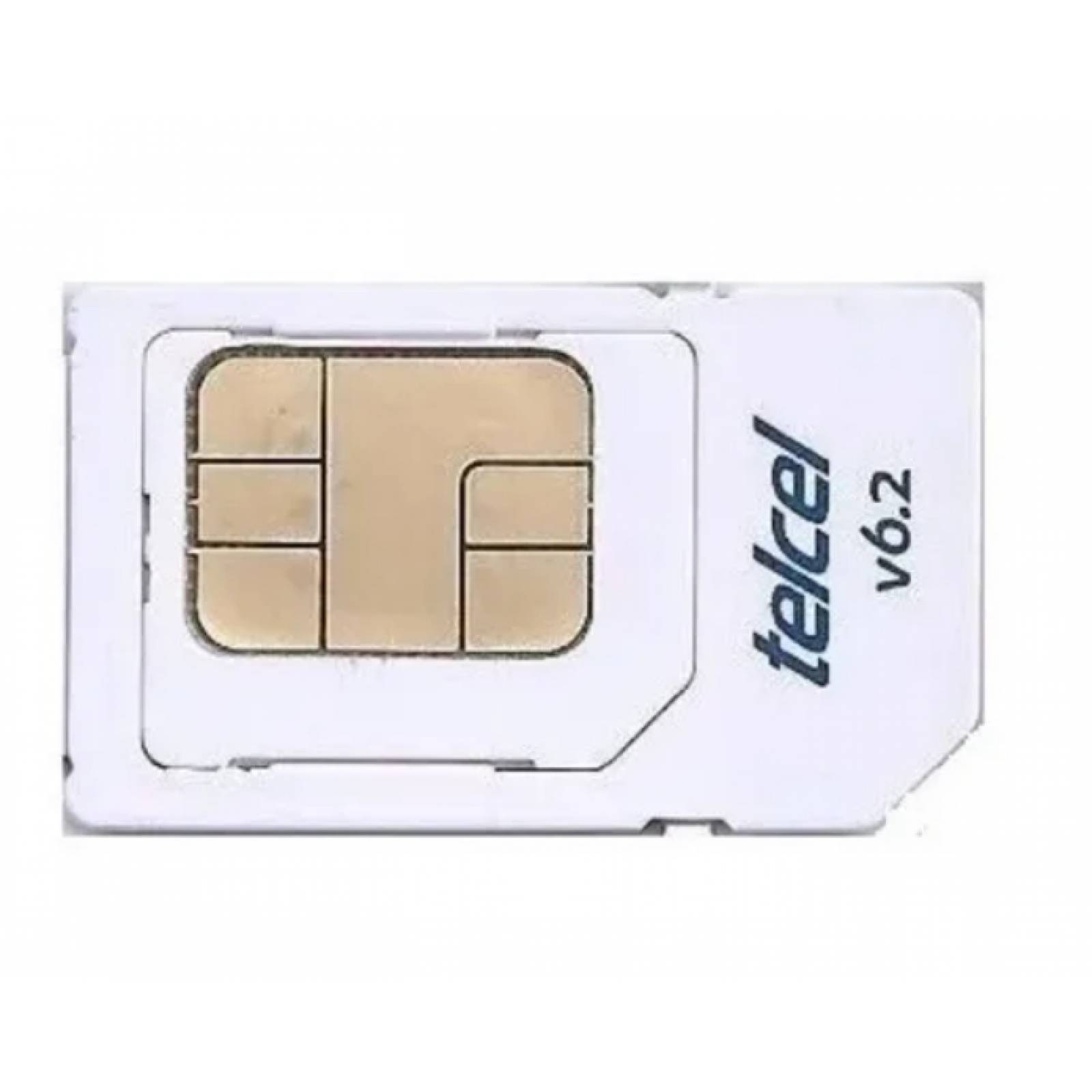 Tarjeta Sim simcard 2g 3g Chip Telcel 45g Ver 64 Amigo